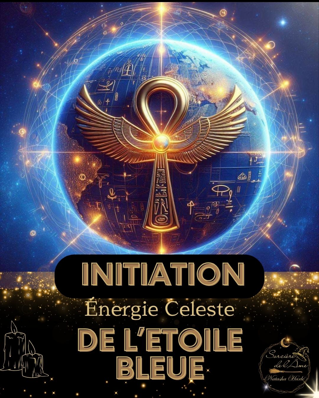 Initiation Soin Égyptien : Énergie Céleste de l'Étoile Bleue