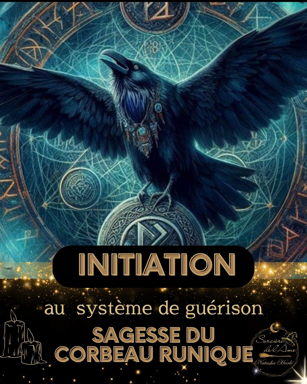 Initiation Soin Nordique : Système de guérison de la Sagesse du Corbeau Runique