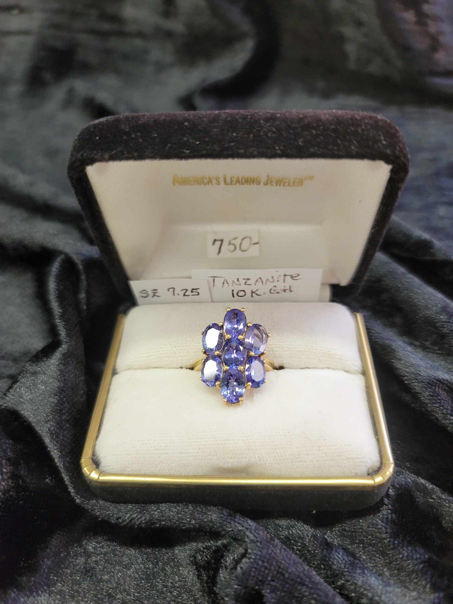 Tanzanite and 10K Gold Ring