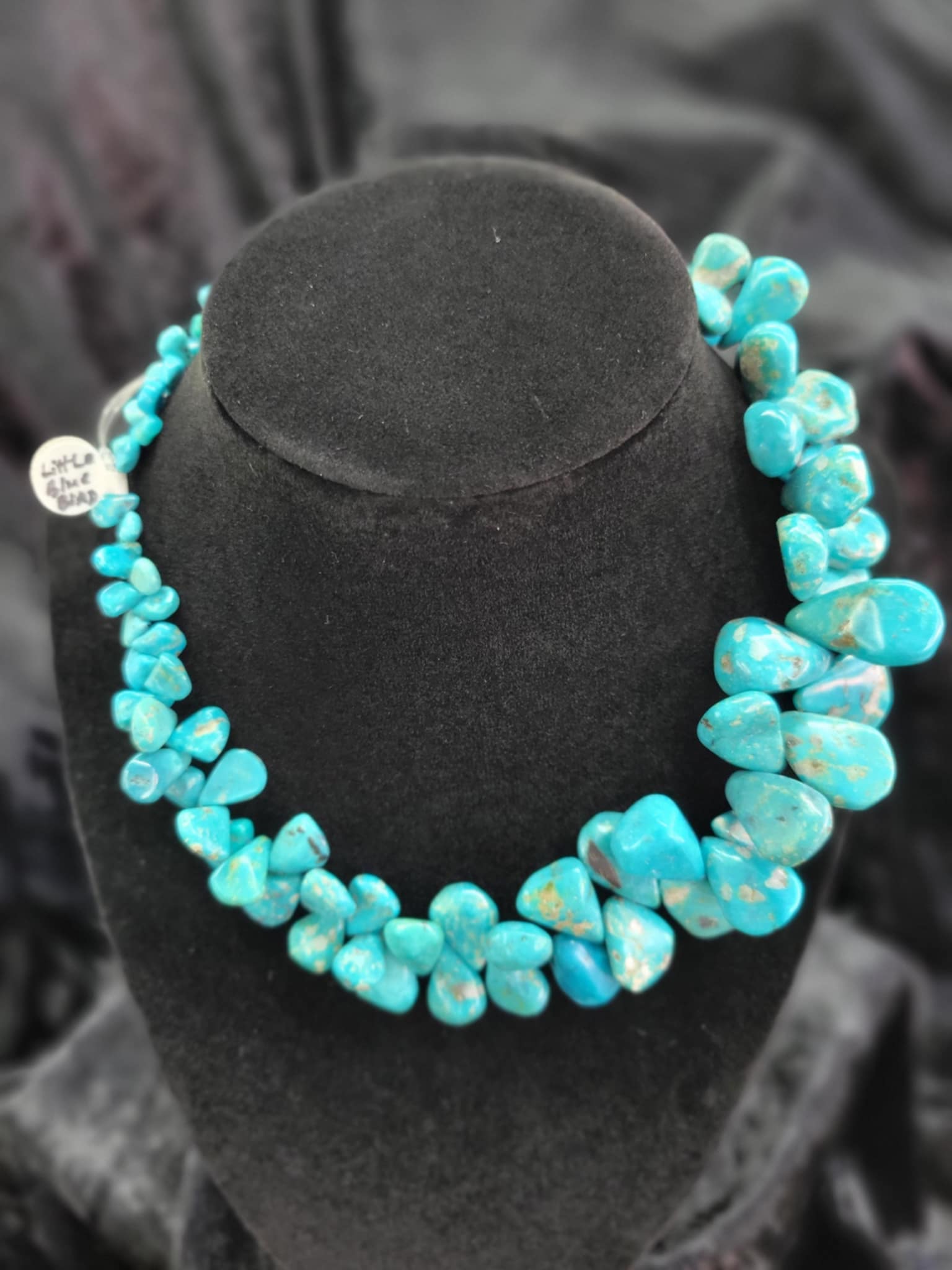 Little Blue Bird Mine Turquoise Bead Strand