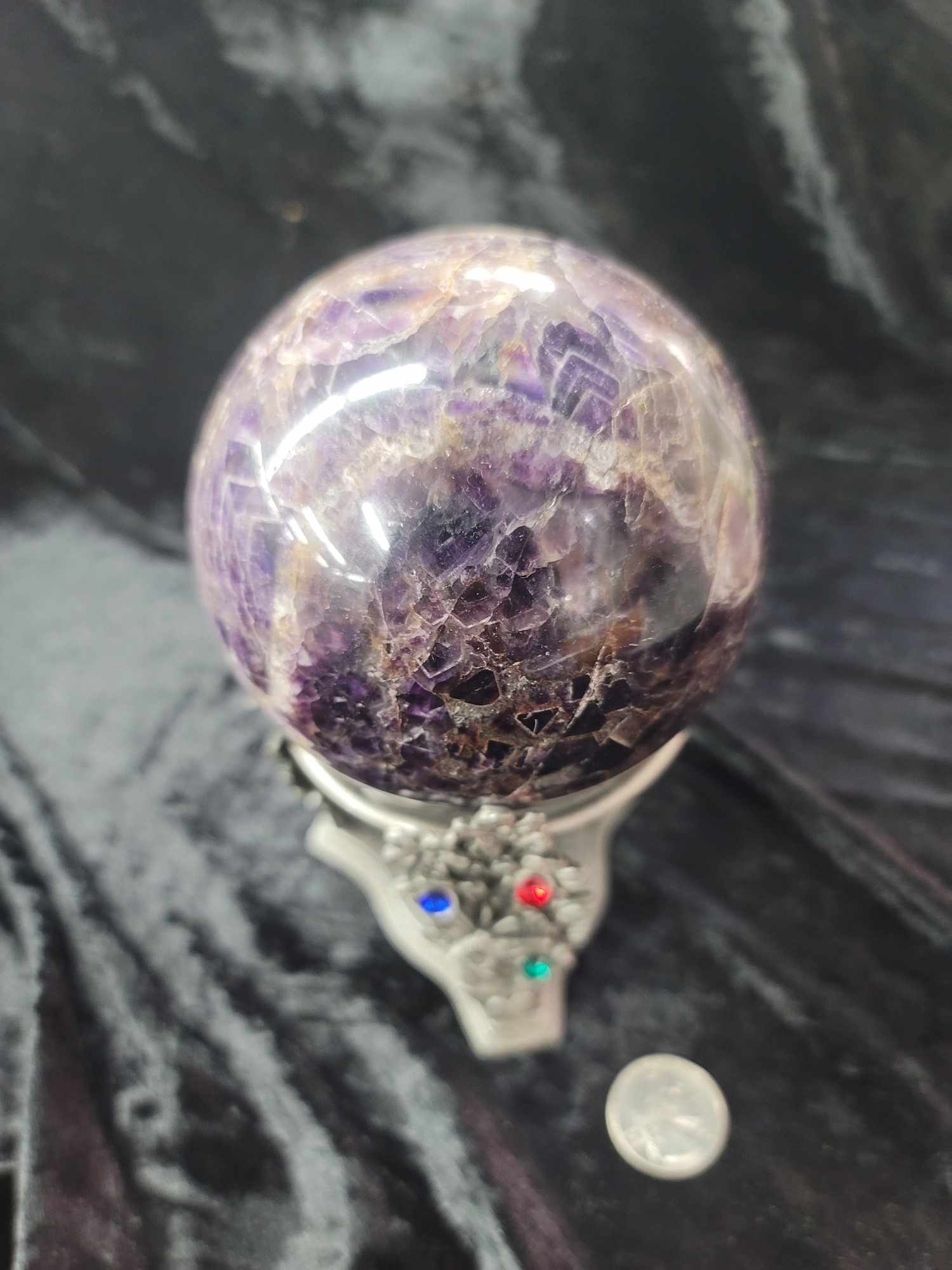 Super 7, Melody or Sacred Stone Gemstone Ball