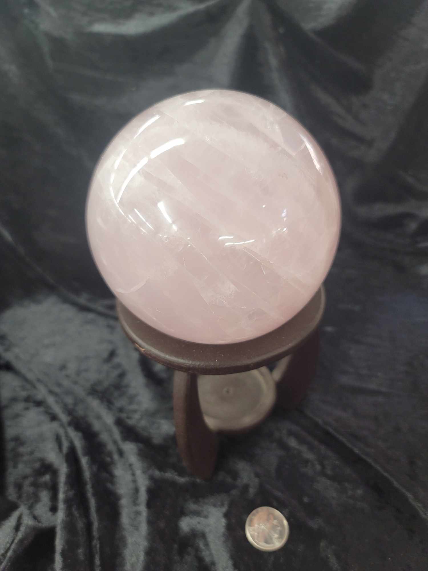 STAR Rose Quartz 4.5" Ball