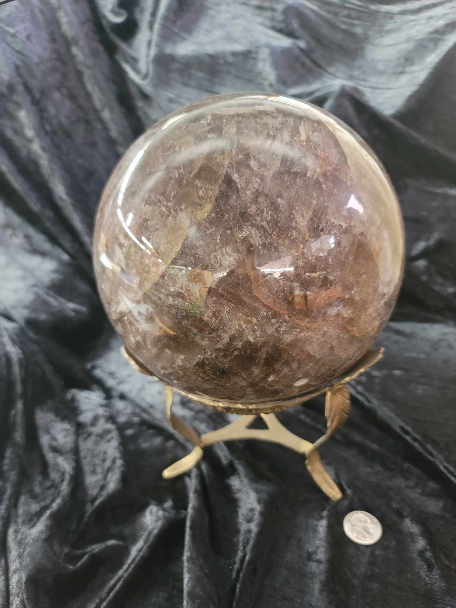 Smoky Quartz Crystal Ball