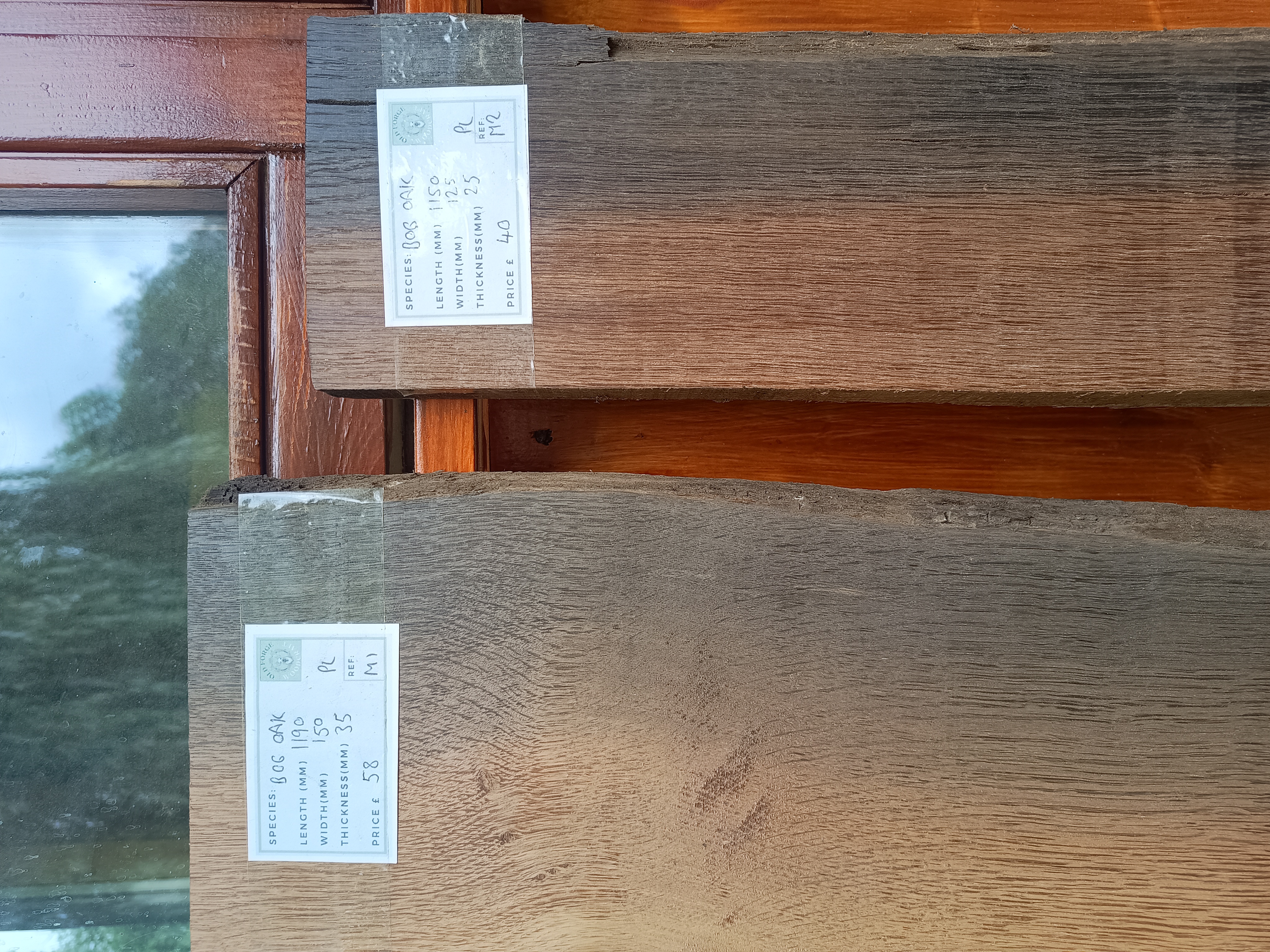 Bog Oak / Morta Wood - Semi Fossilised Timber - Planed - Batch M