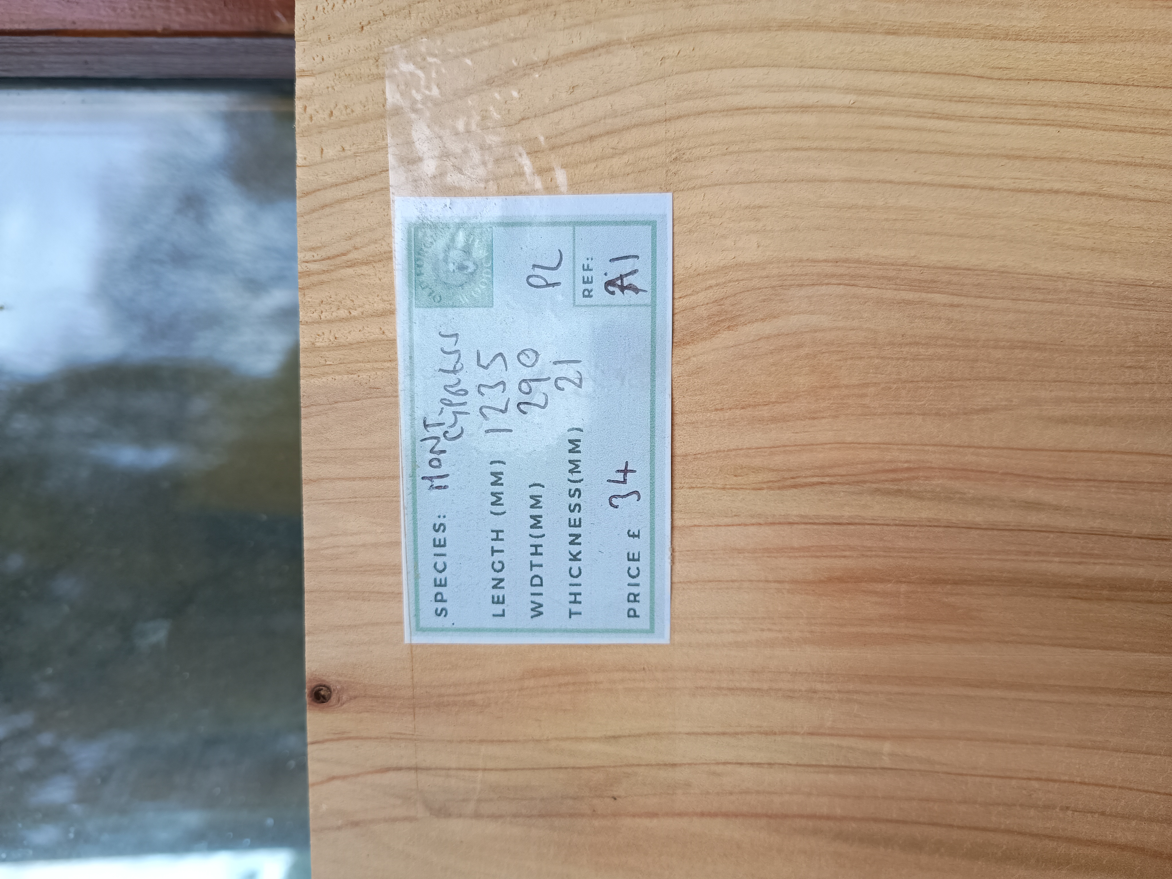 Monterey Cypress Slabs - Planed - Batch A