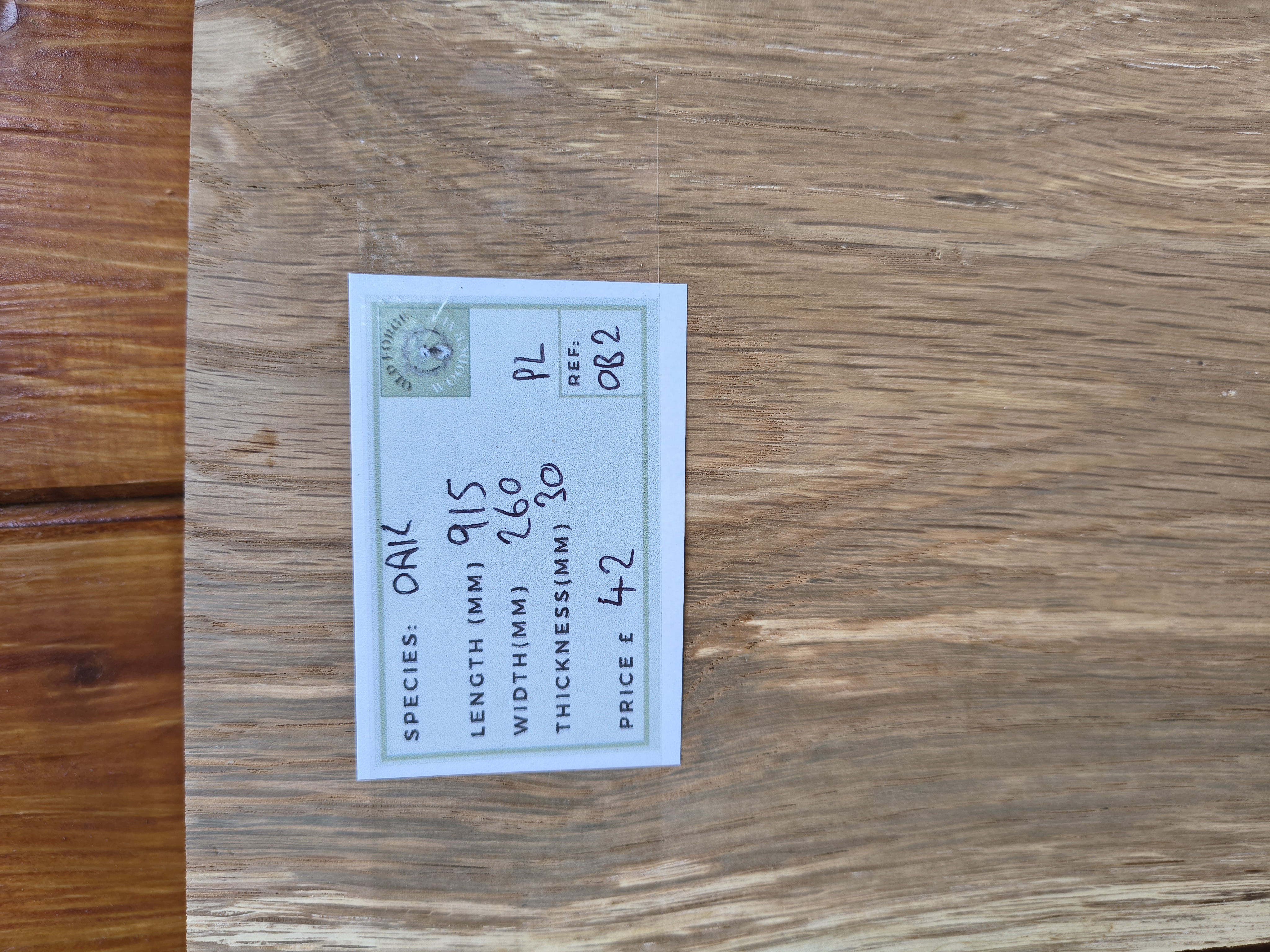 Oak  - Batch OB - Live Edge