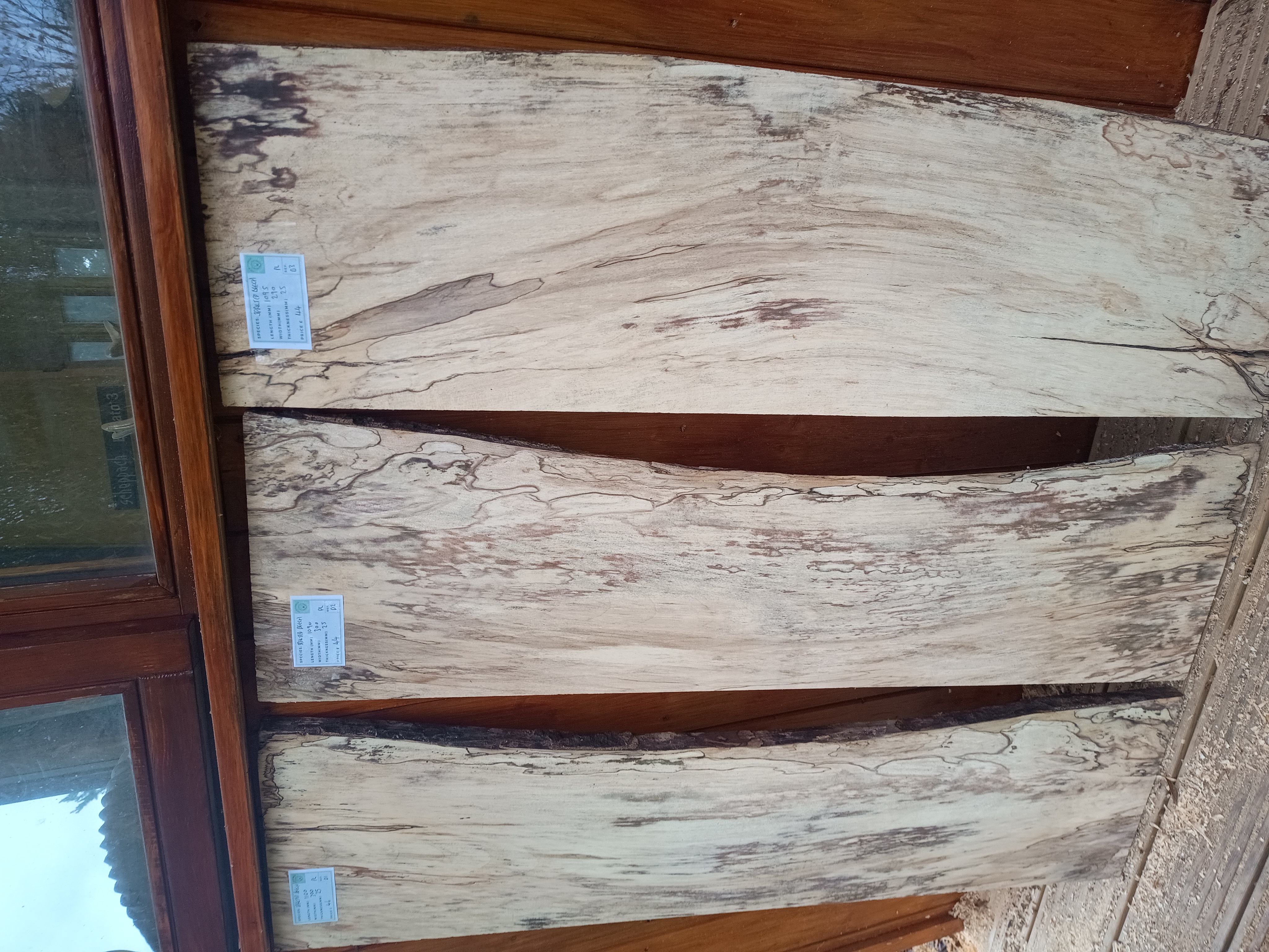 Spalted Beech Boards - Batch D x 3