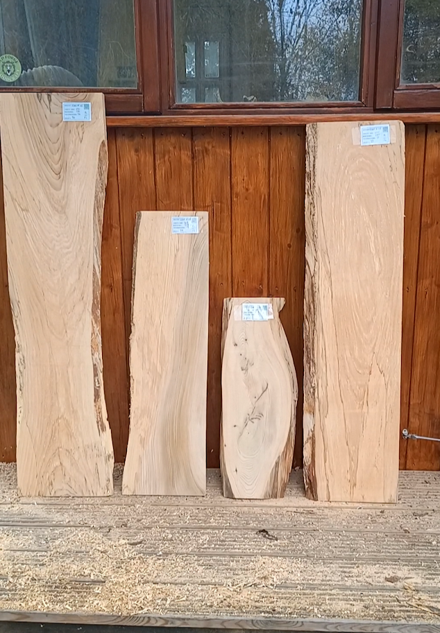 Cedar of Lebanon Live / Waney Edge Wood Boards - Batch F