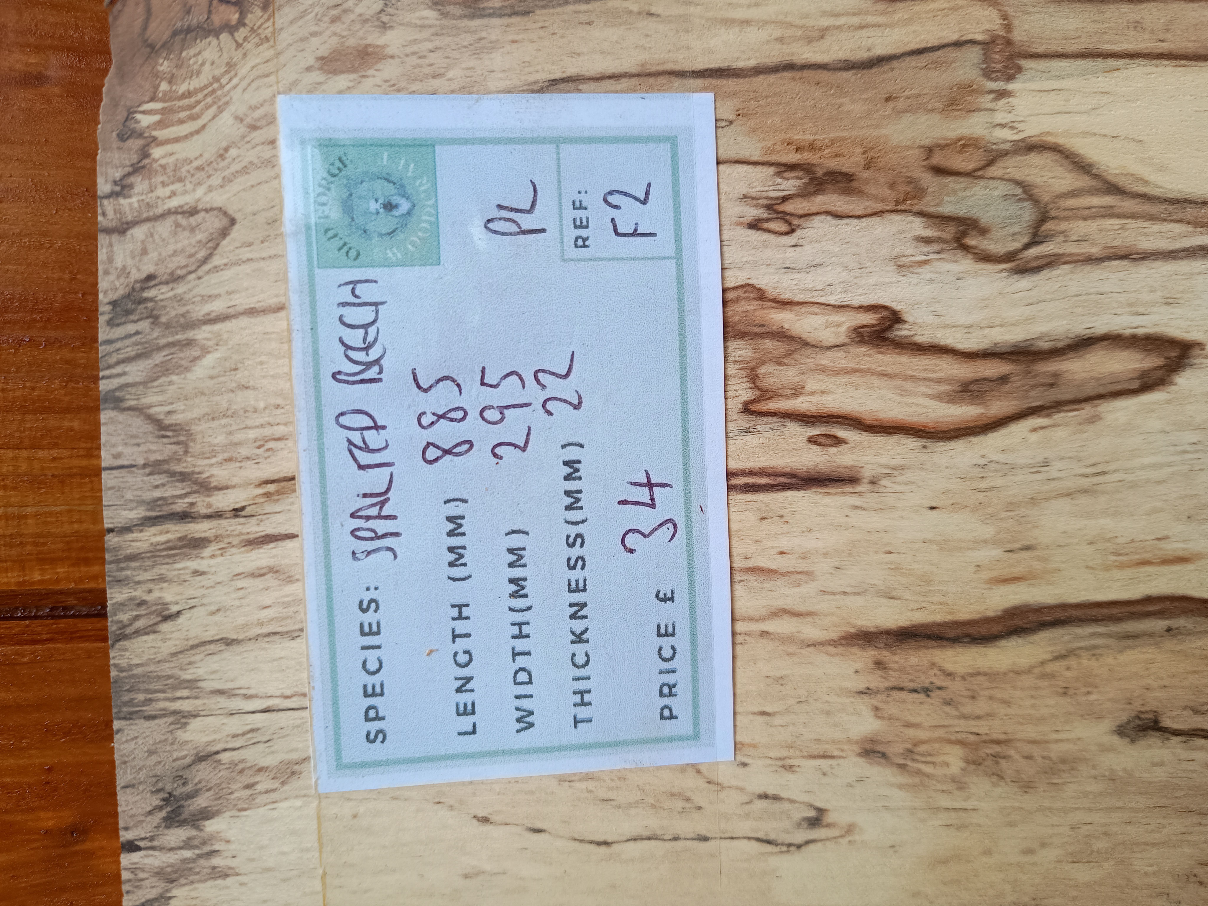Spalted Beech Boards - Batch F x 3