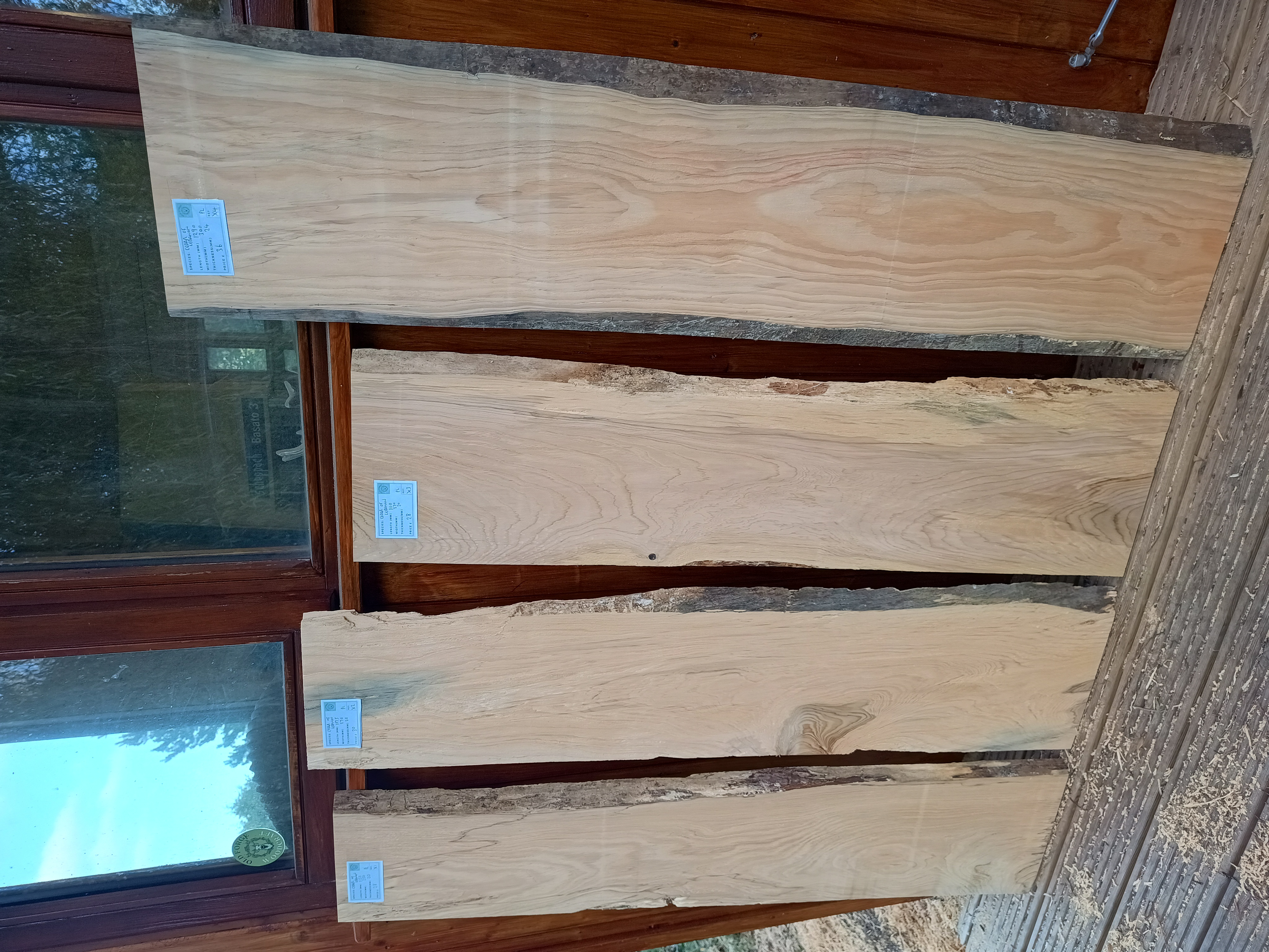 Cedar of Lebanon Live / Waney Edge Wood Boards - Batch X