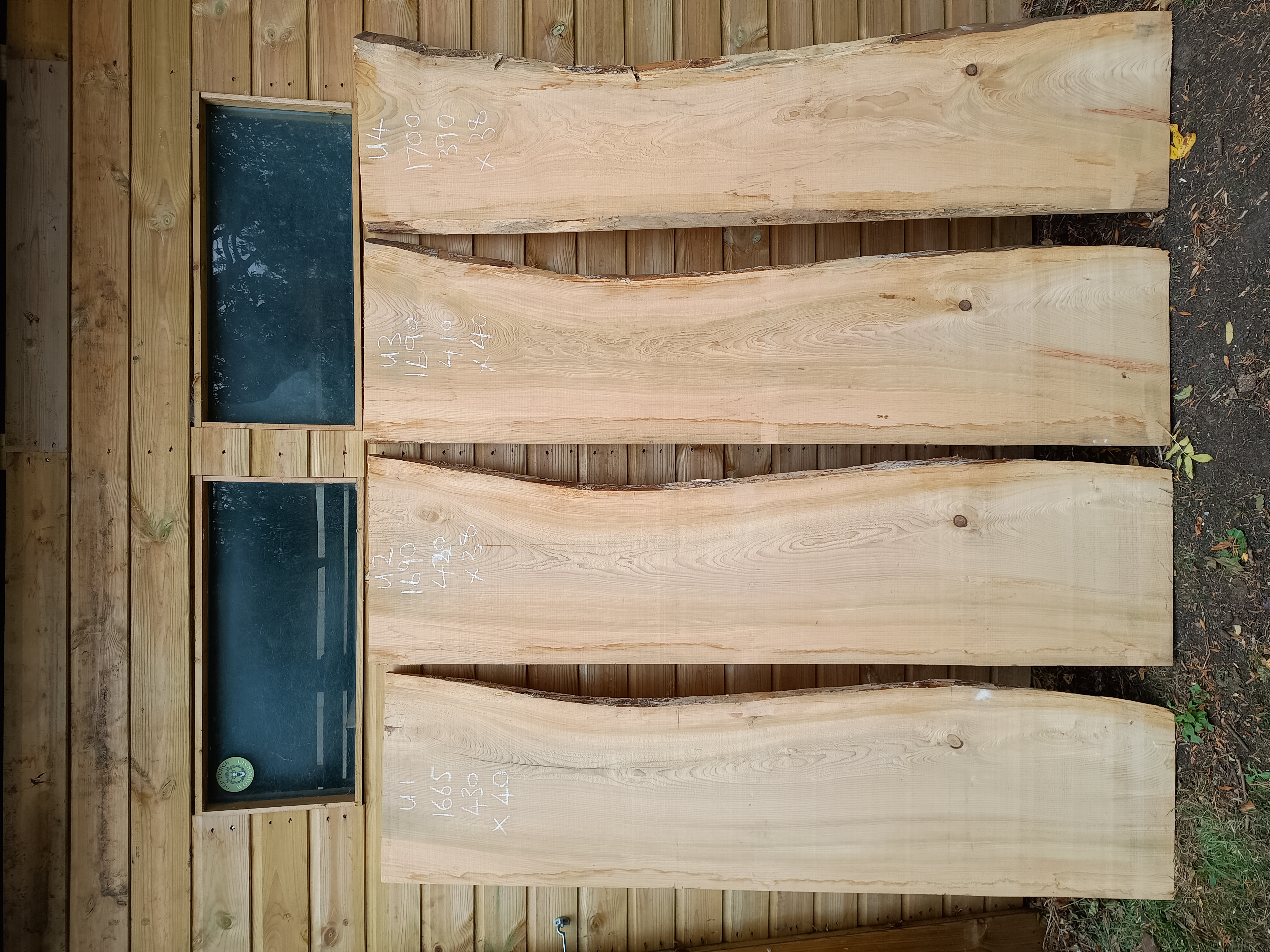 Cedar of Lebanon Live / Waney Edge Wood Boards - Batch U