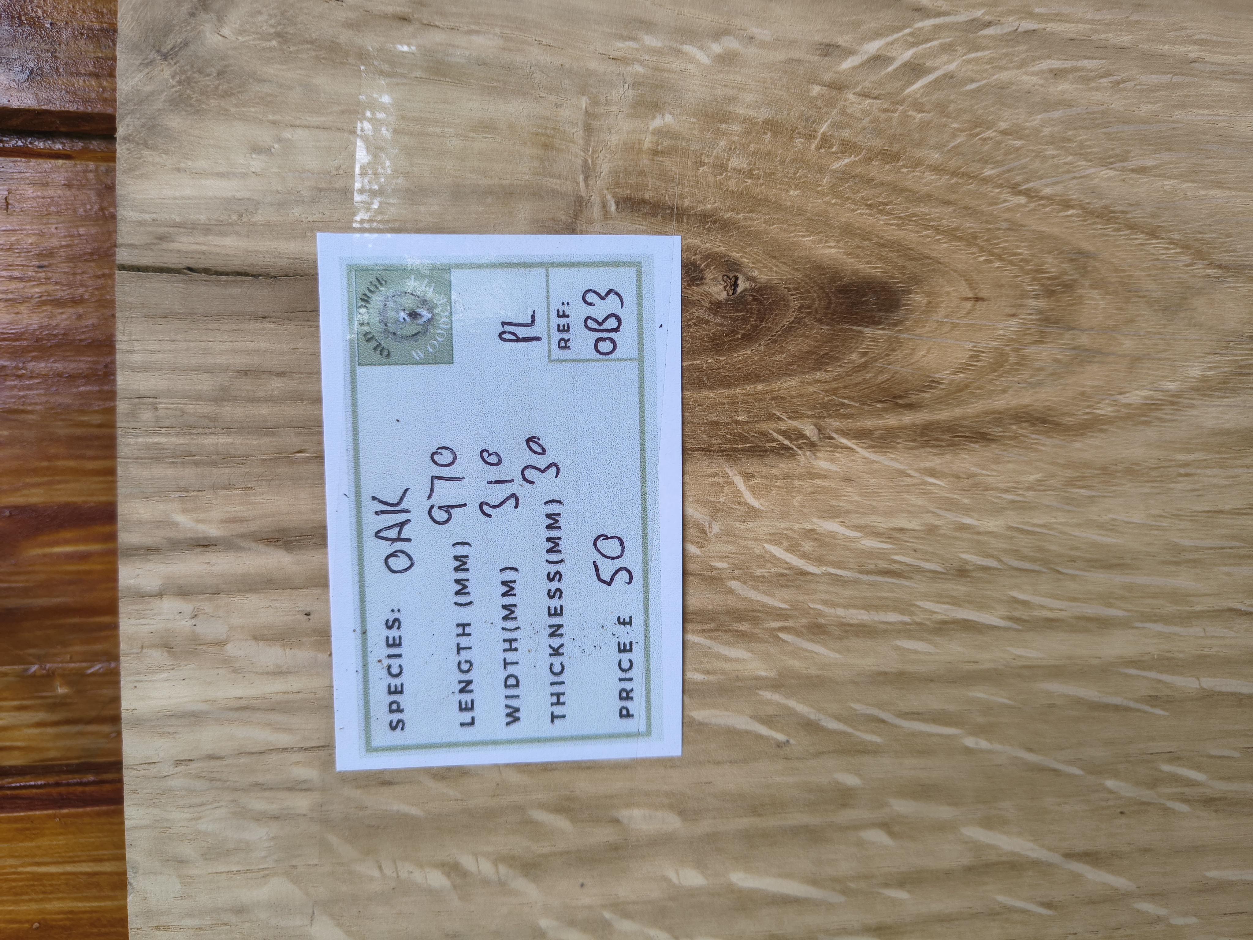 Oak  - Batch OB - Live Edge