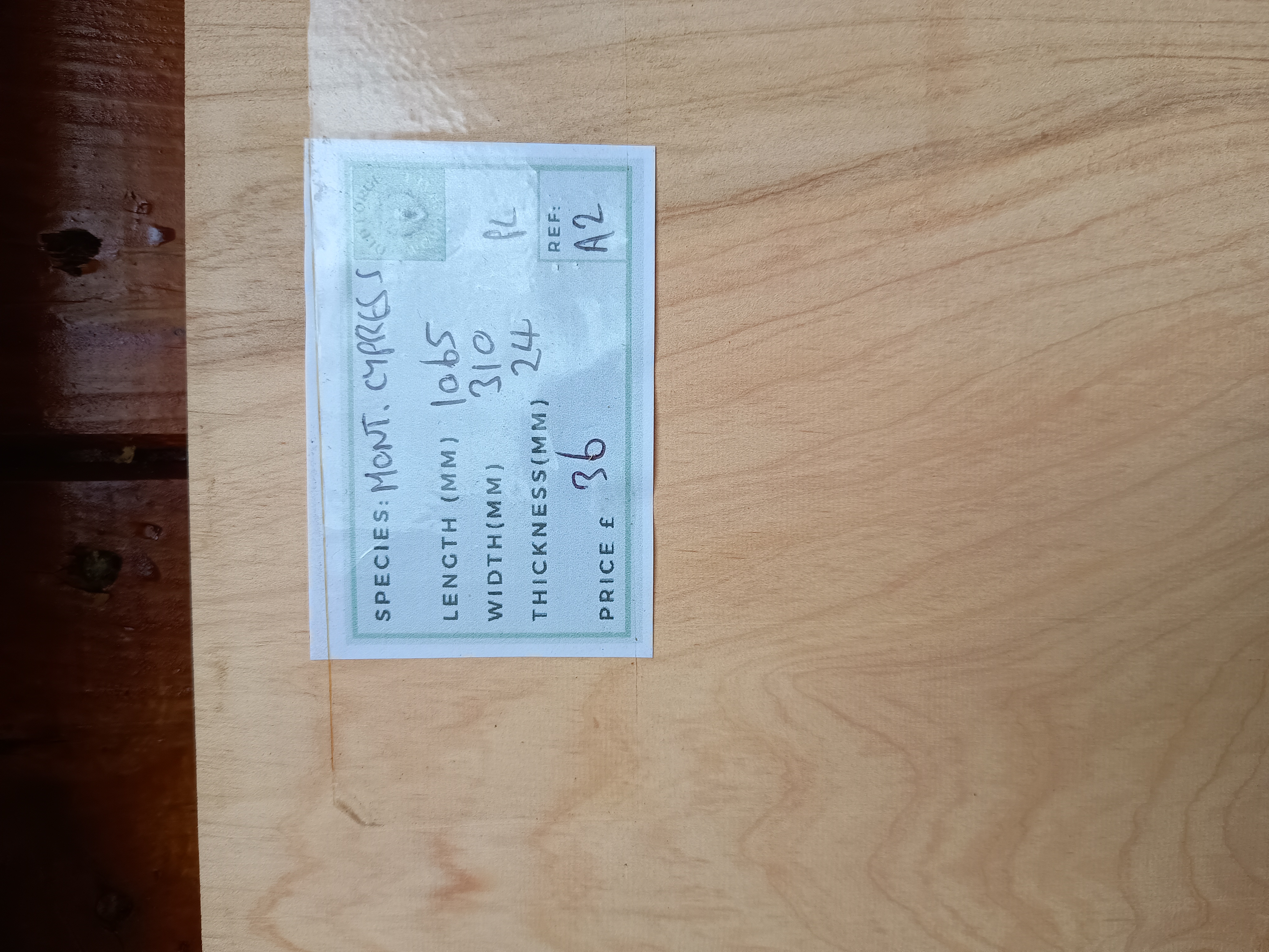 Monterey Cypress Slabs - Planed - Batch A