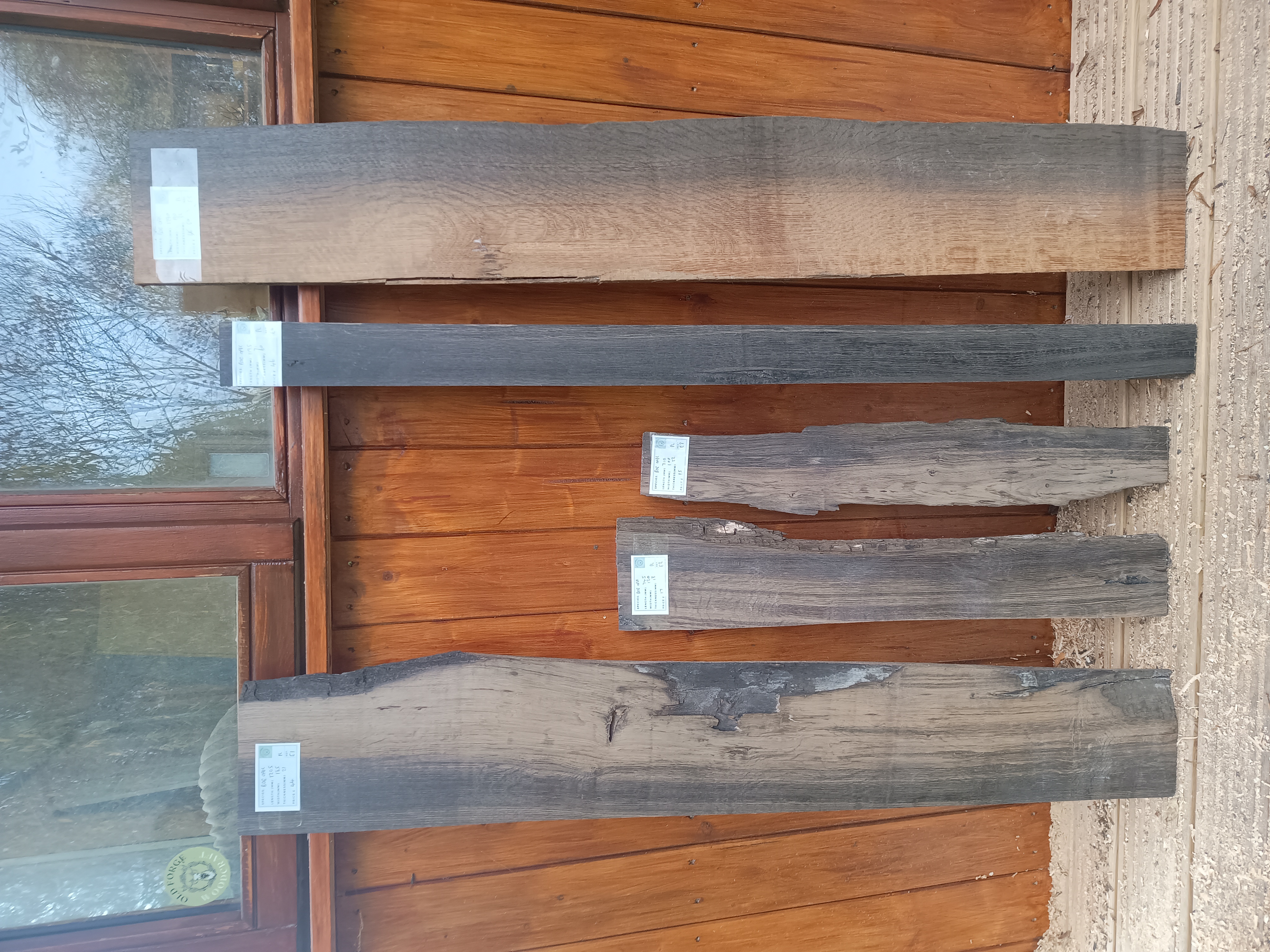 Bog Oak / Morta Wood - Semi Fossilised Timber - Planed - Batch E