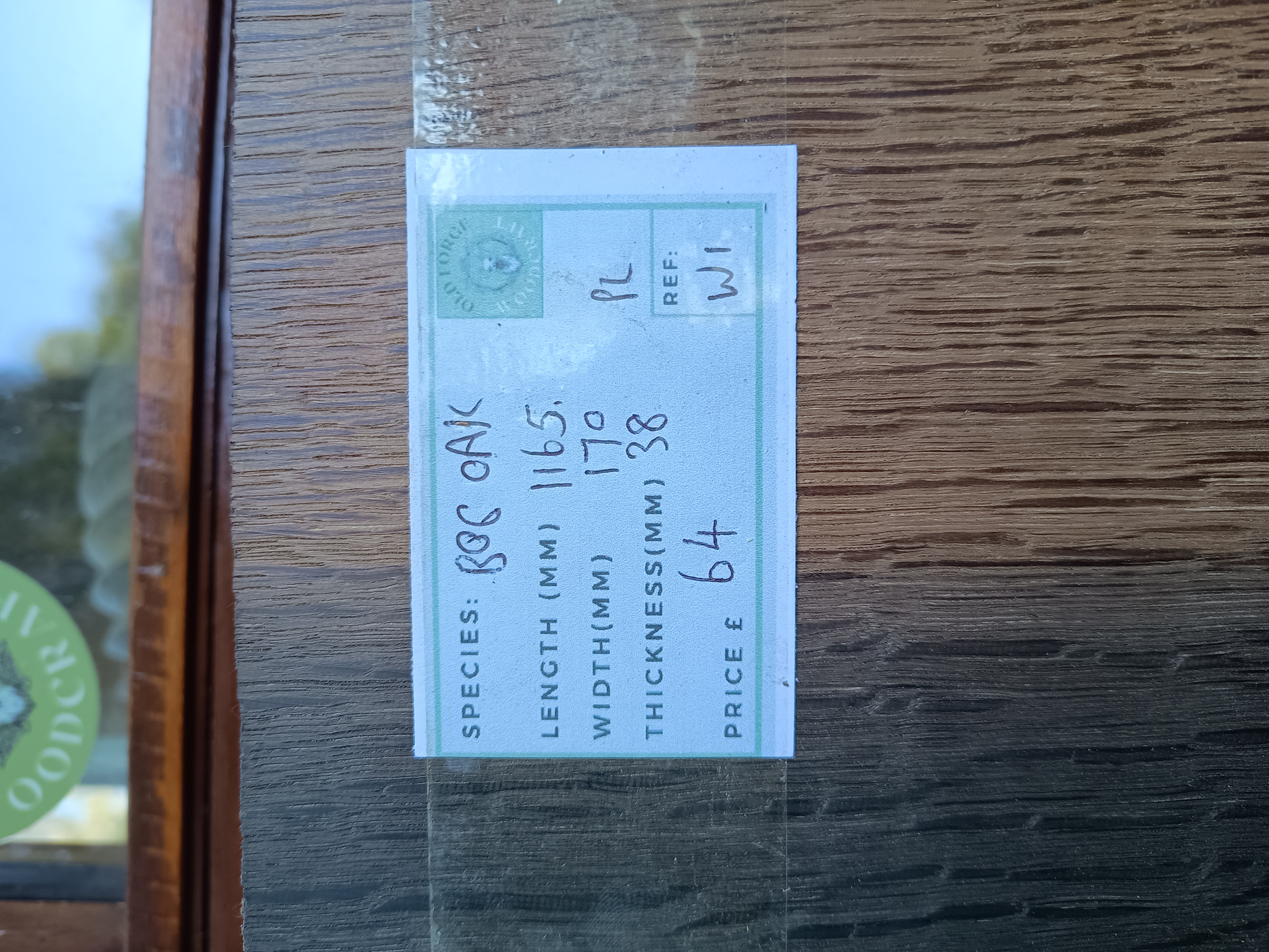 Bog Oak / Morta Wood - Semi Fossilised Timber - Planed - Batch W