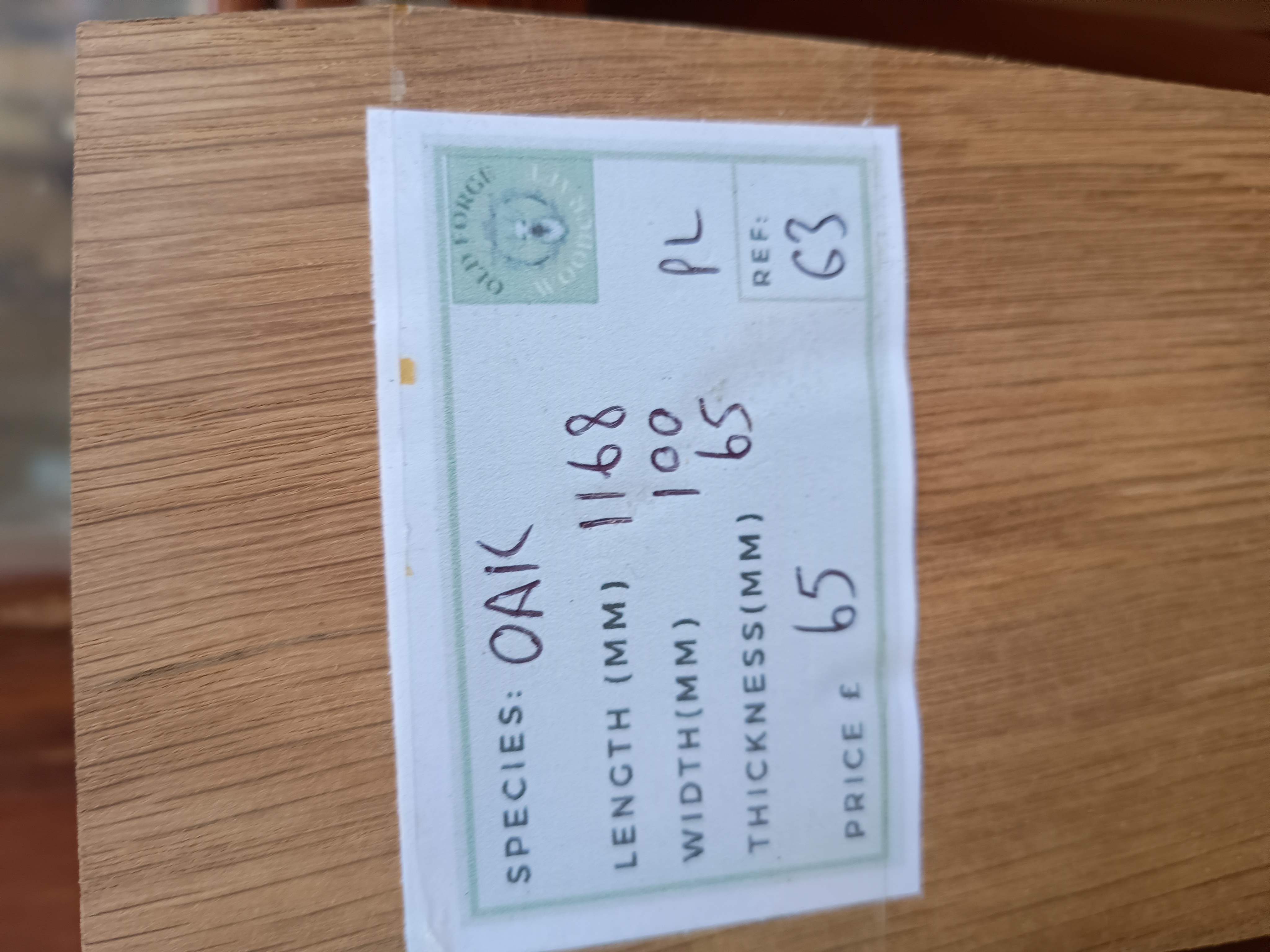 English Air Dried Oak Fireplace Beams / Lintels / Mantels - Planed - Batch G