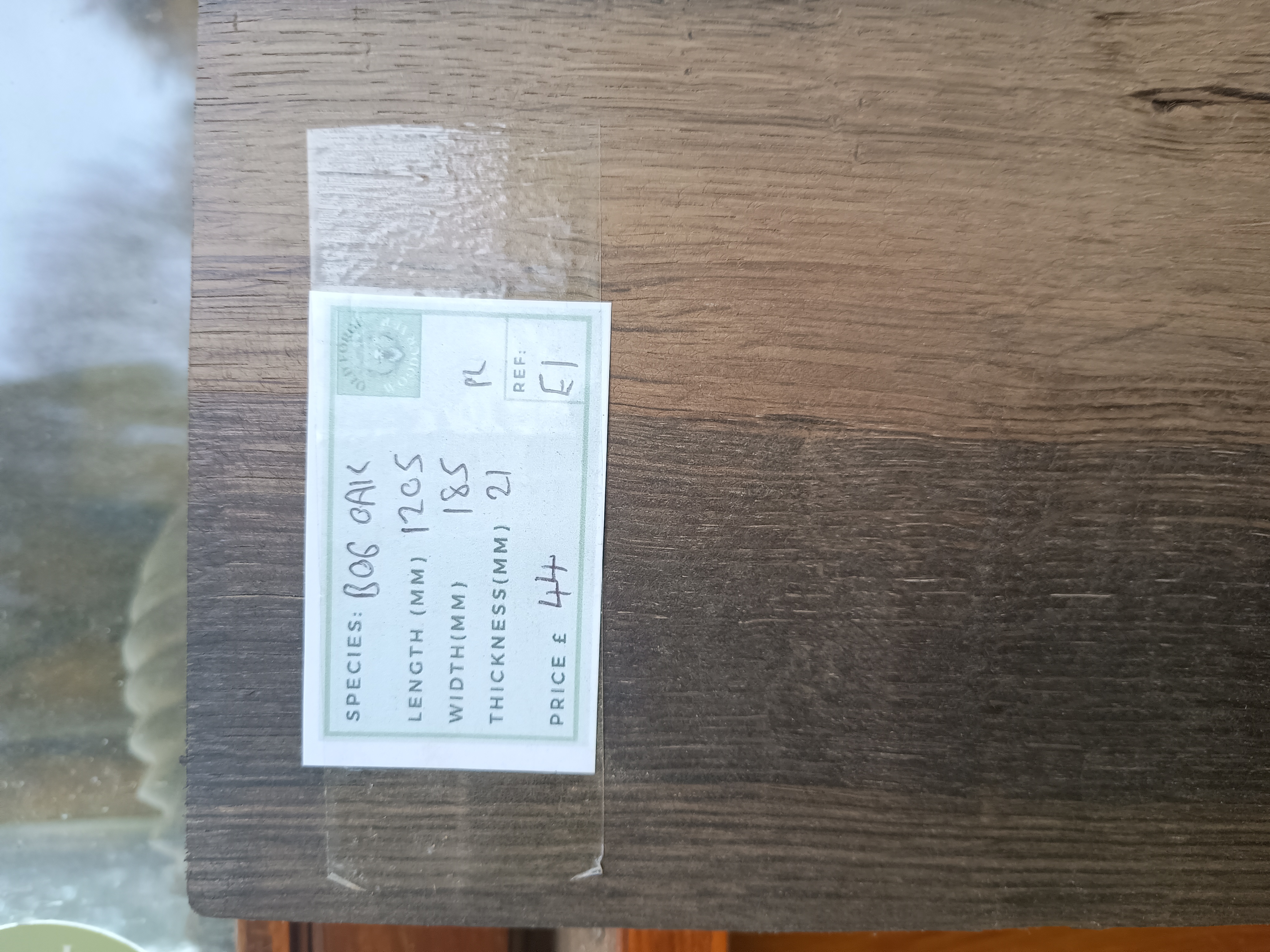 Bog Oak / Morta Wood - Semi Fossilised Timber - Planed - Batch E