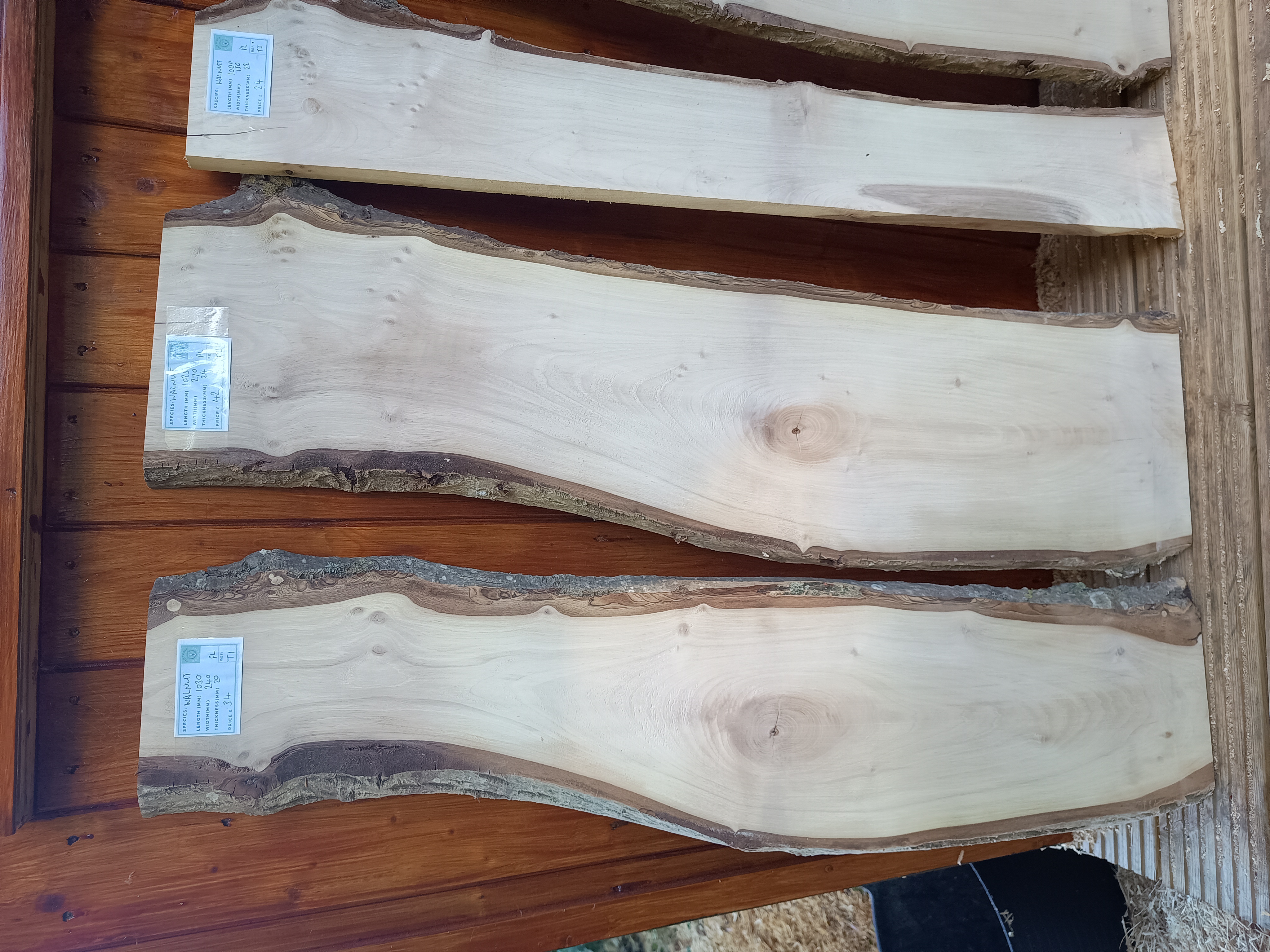 Rare English Walnut - Batch T - Live Edge