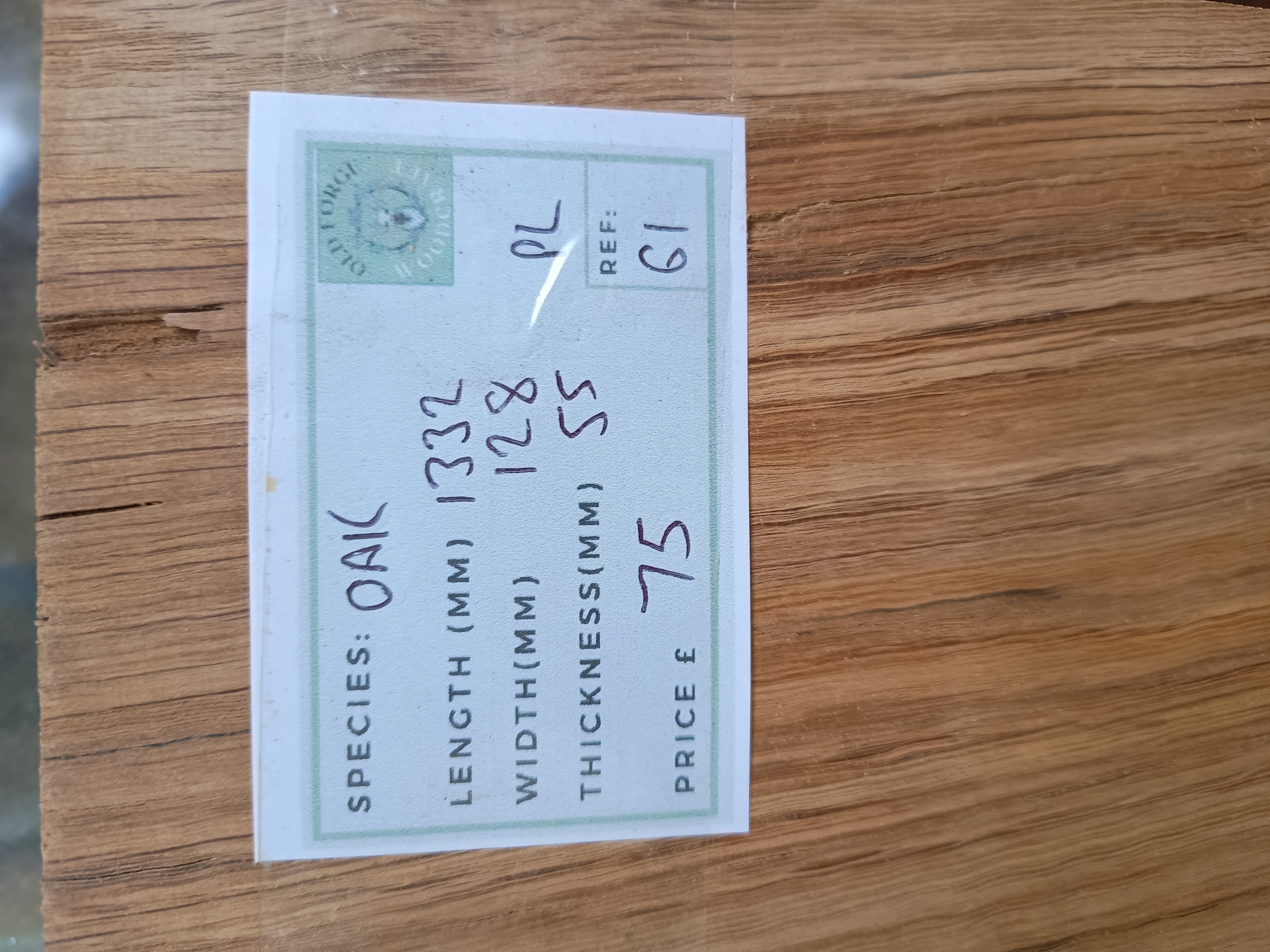 English Air Dried Oak Fireplace Beams / Lintels / Mantels - Planed - Batch G