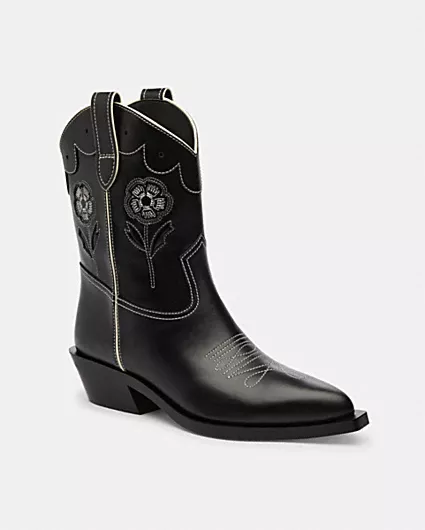 Black Cowboy Boot