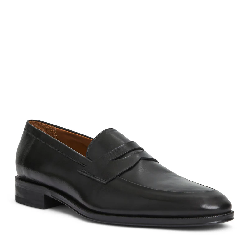 Black Leather Loafer