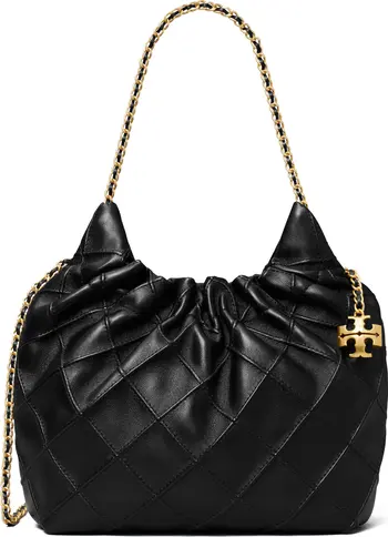Black Quilted Handbag