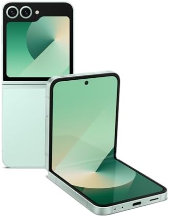 SAMSUNG Galaxy Z Flip 6 AI Cell Phone, 512GB Unlocked Android Smartphone, FlexCam, Photo Assist, Camcorder Mode, Live Interpreter, Foldable Design, 2024, US 1 Yr Manufacturer Warranty, Mint