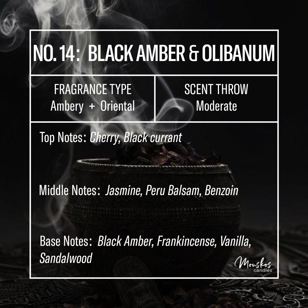 No. 14: Black Amber & Olibanum - Large