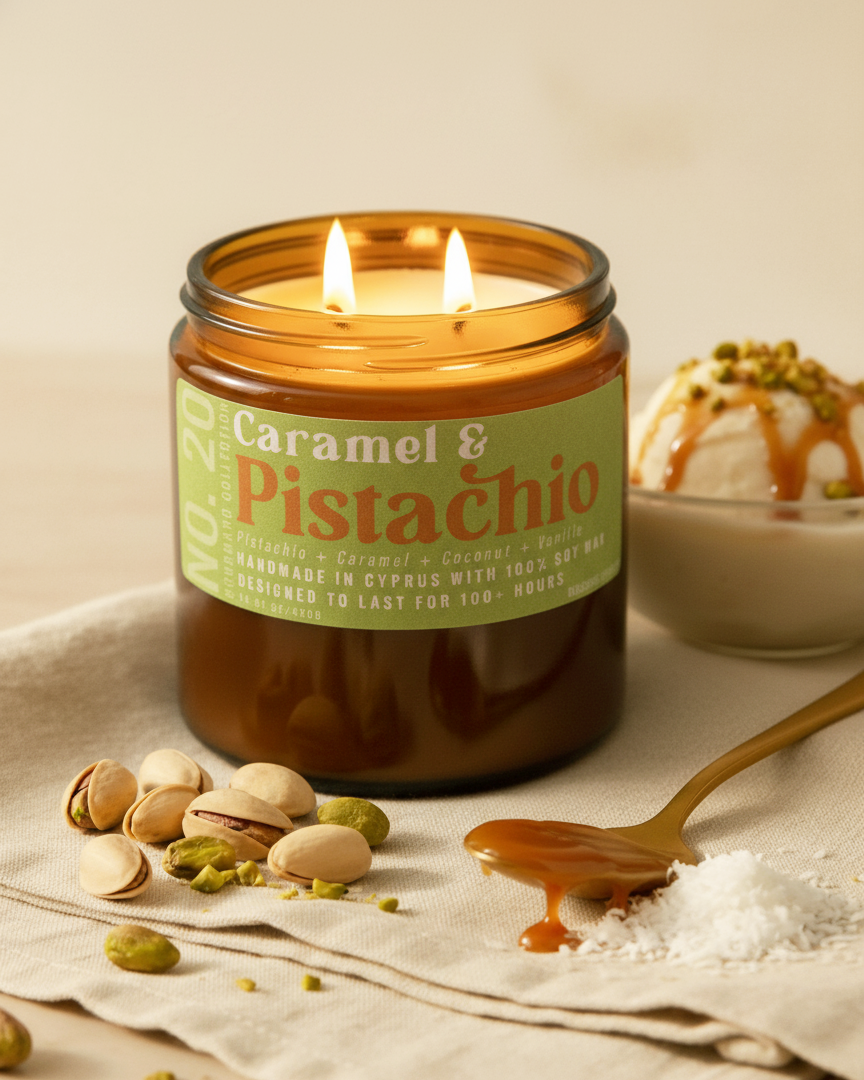 No. 20: Caramel & Pistachio - Large