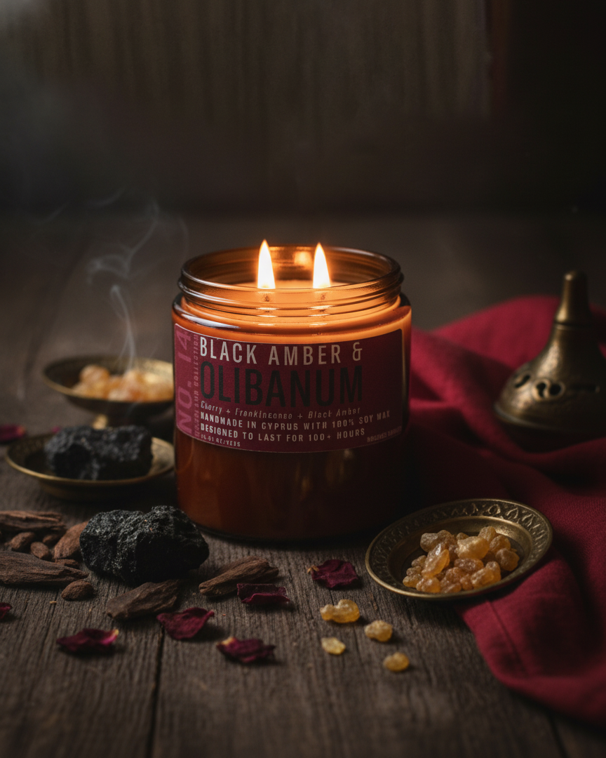 No. 14: Black Amber & Olibanum - Large