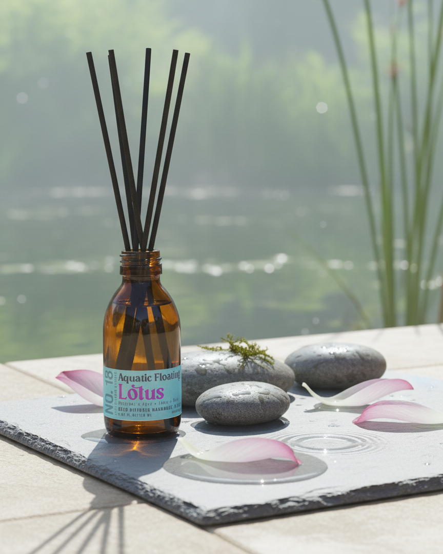 No. 18: Aquatic Floating Lotus - Reed Diffuser 150ml