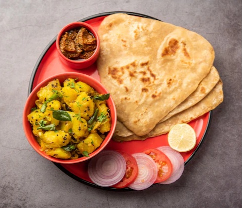 Aloo dam 4peace Paratha Meal