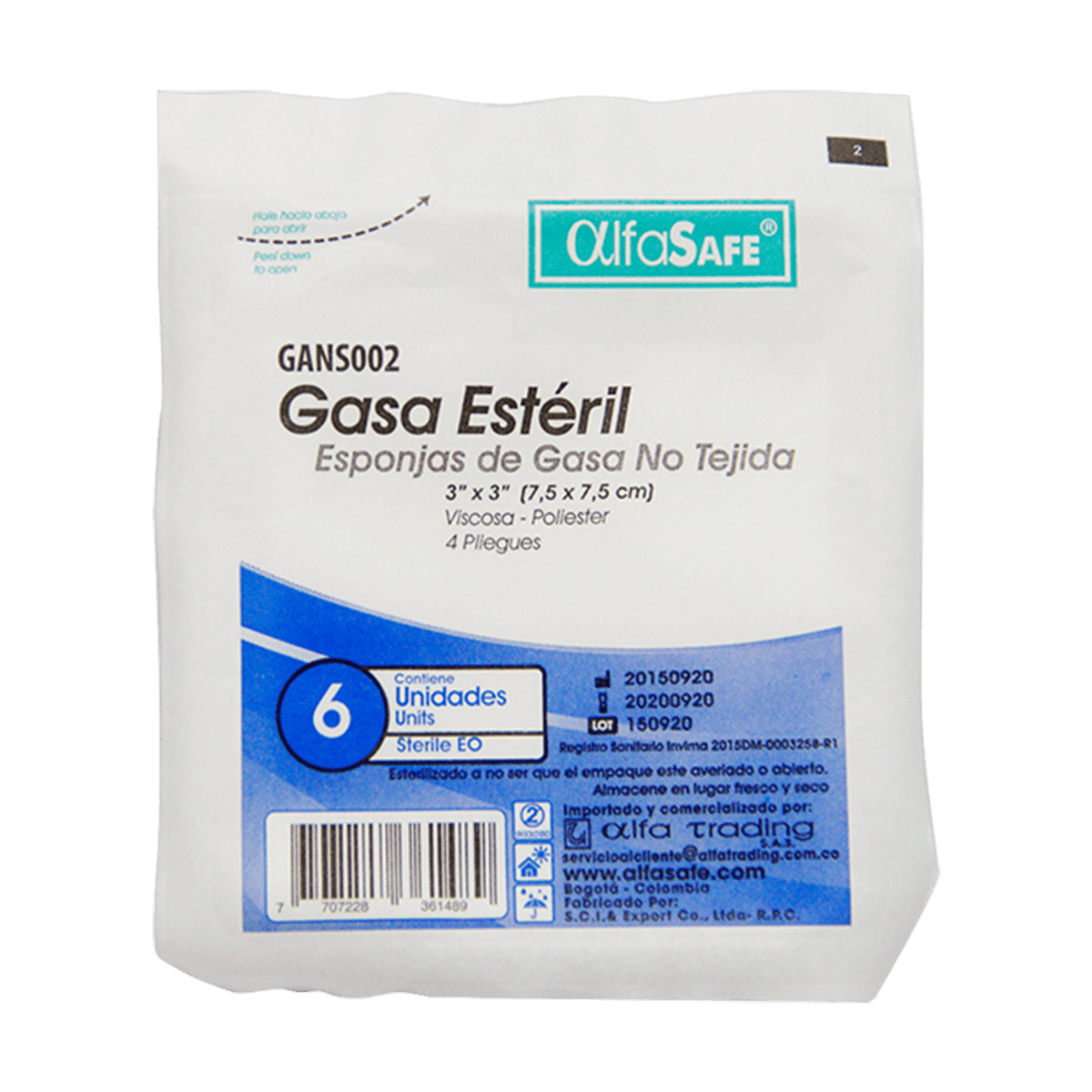 Gasa Estéril