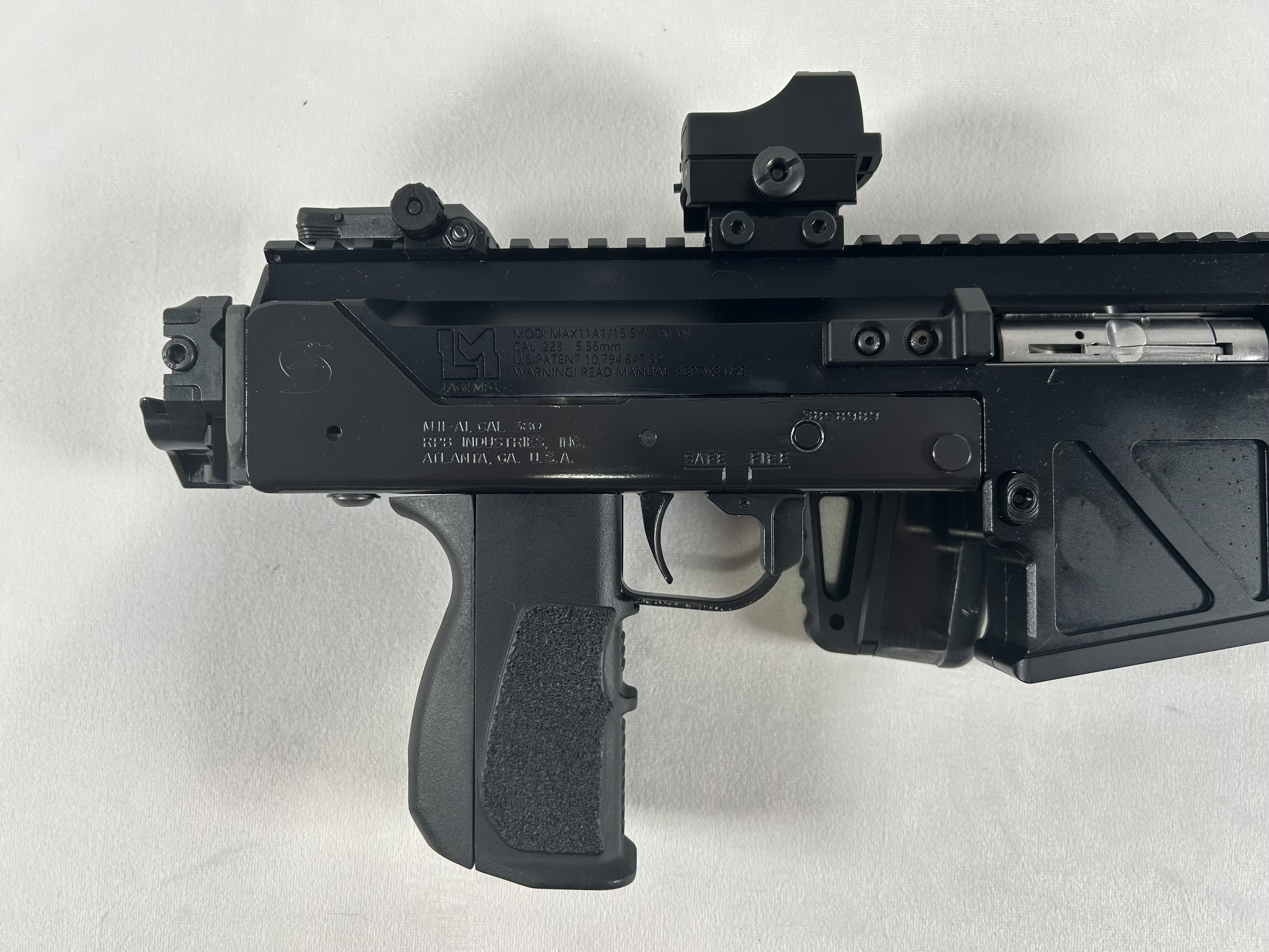 SWD Mac-11/380 LAGE MAX-11/15 and .22LR custom kit 