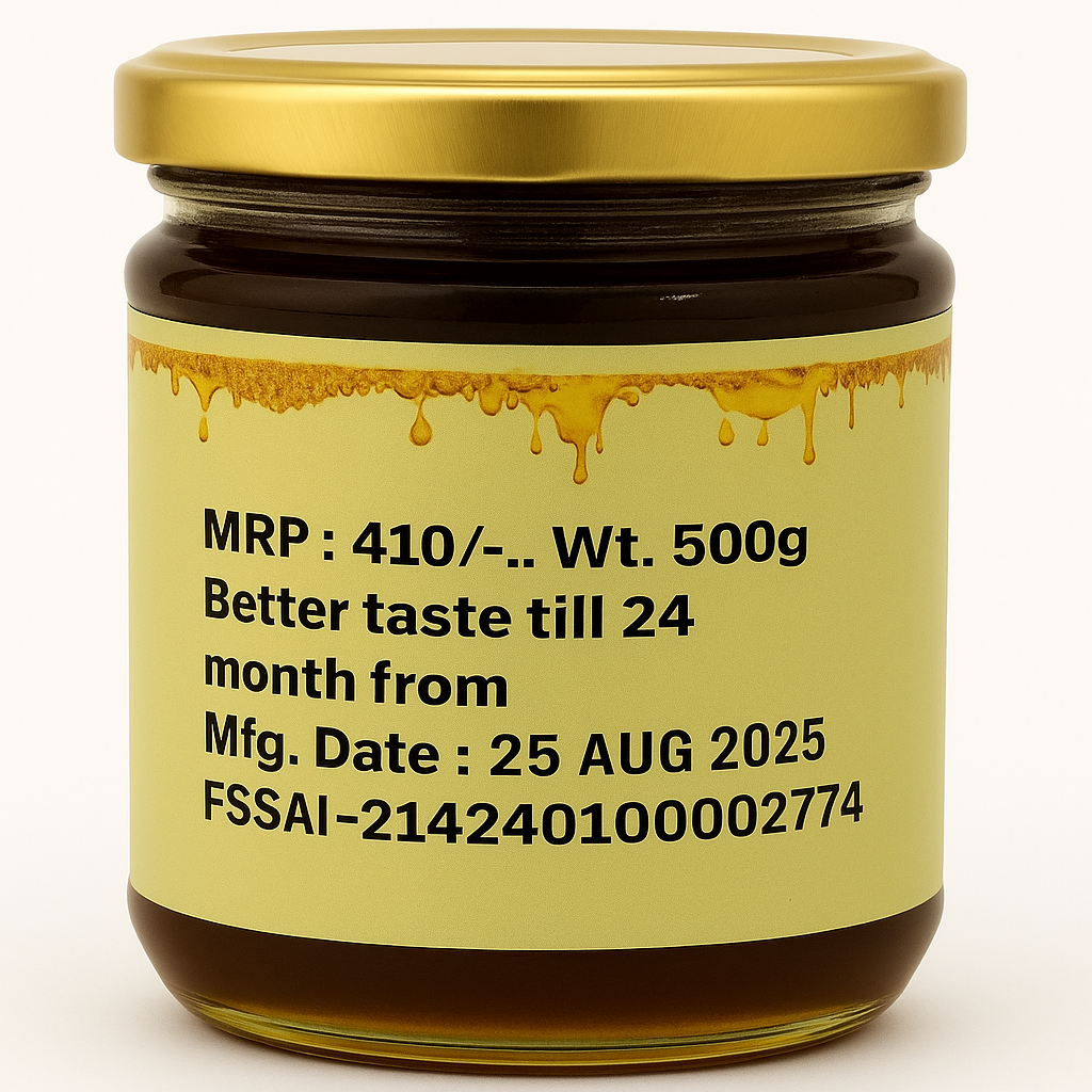 Raw Organic Honey 500Gm