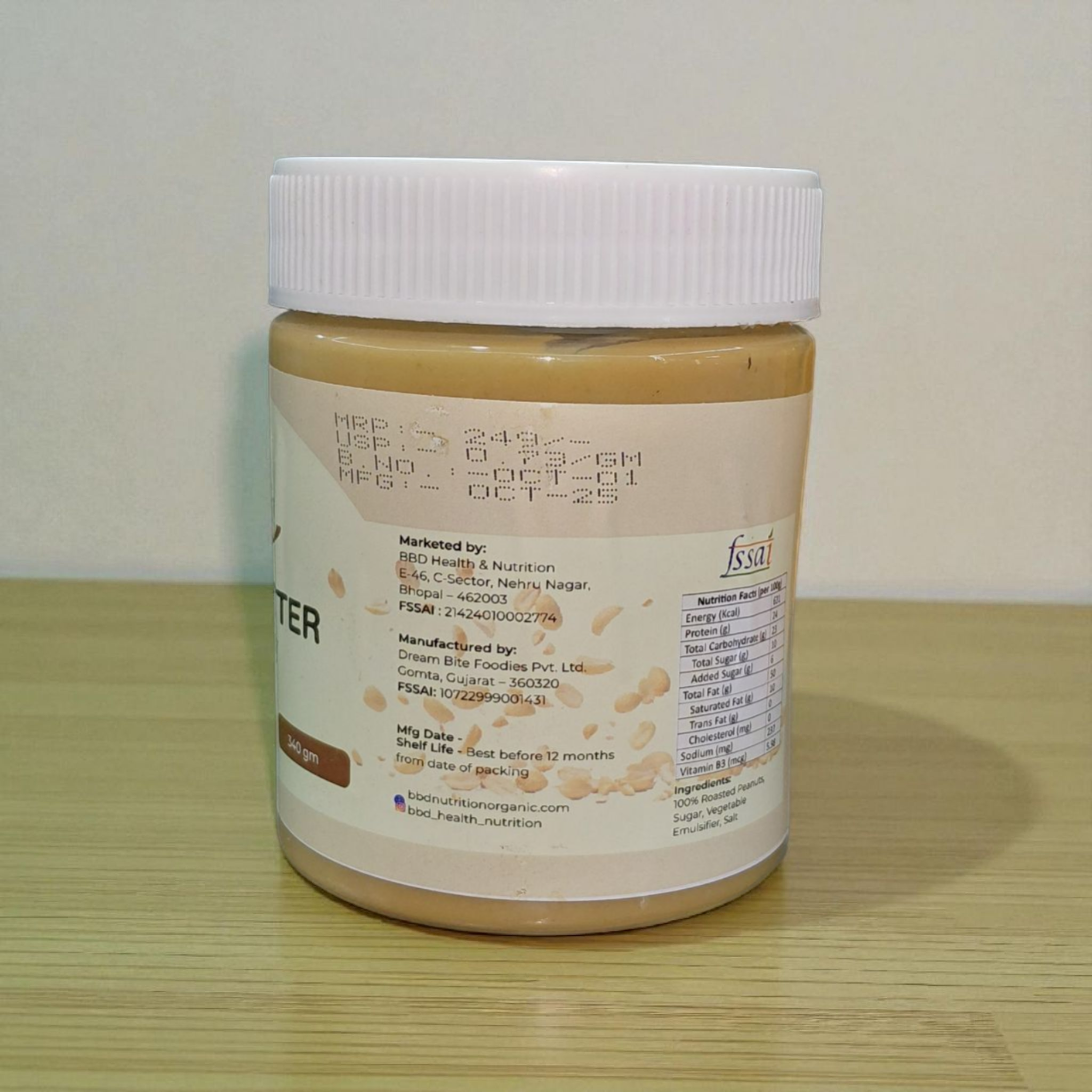 Peanut Butter 340 Gm 