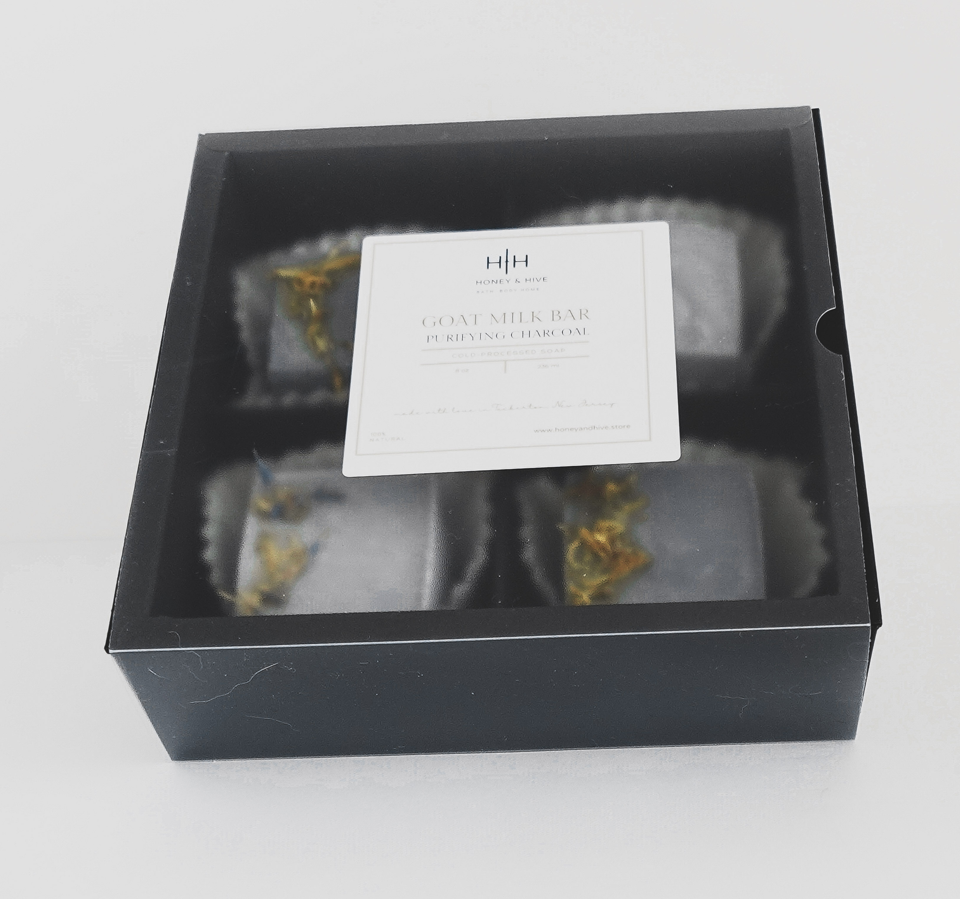 Goat Milk Bar + Purifying Charcoal Cold Processed Soap