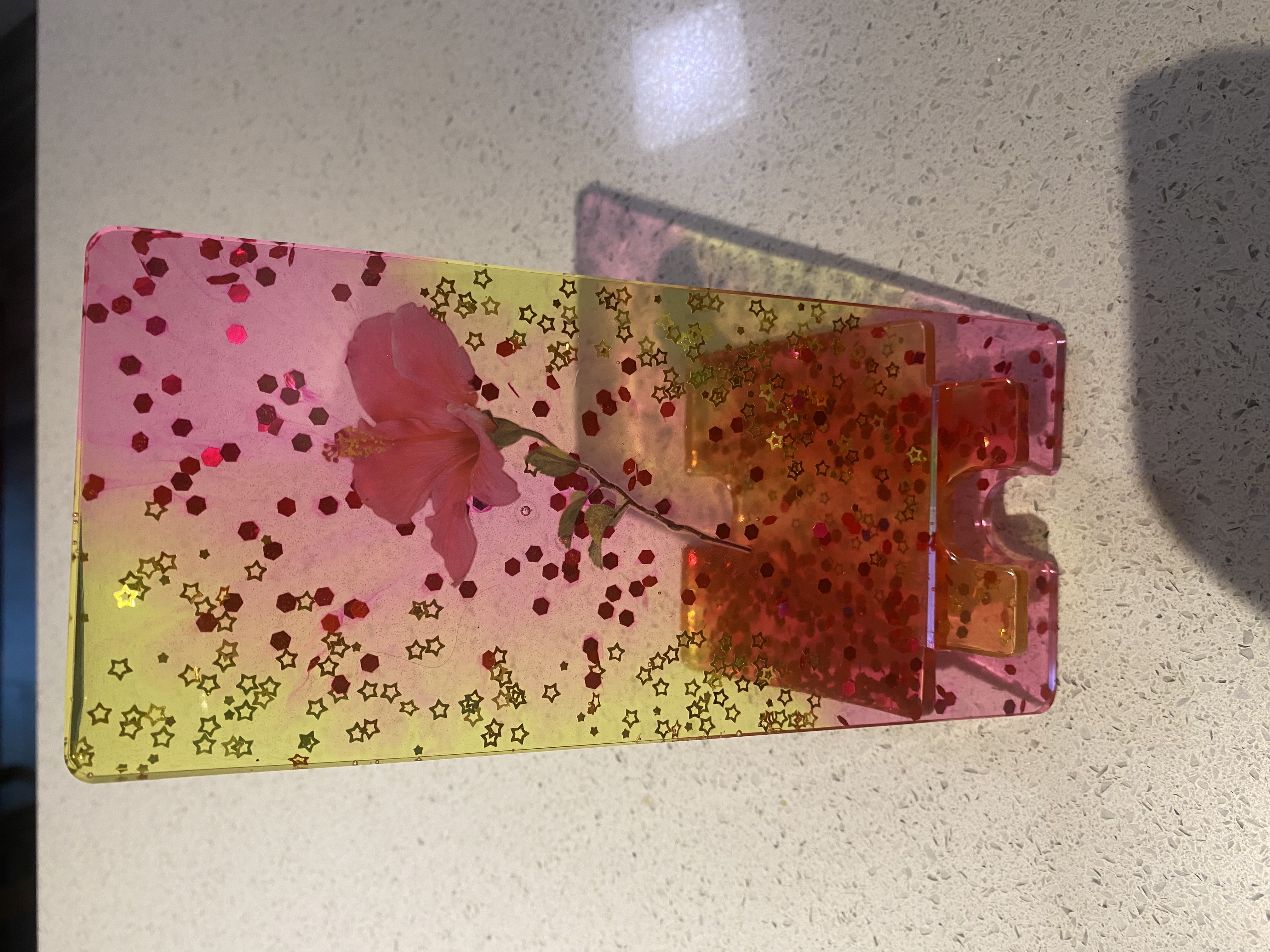 Handmade Resin Phone Stand