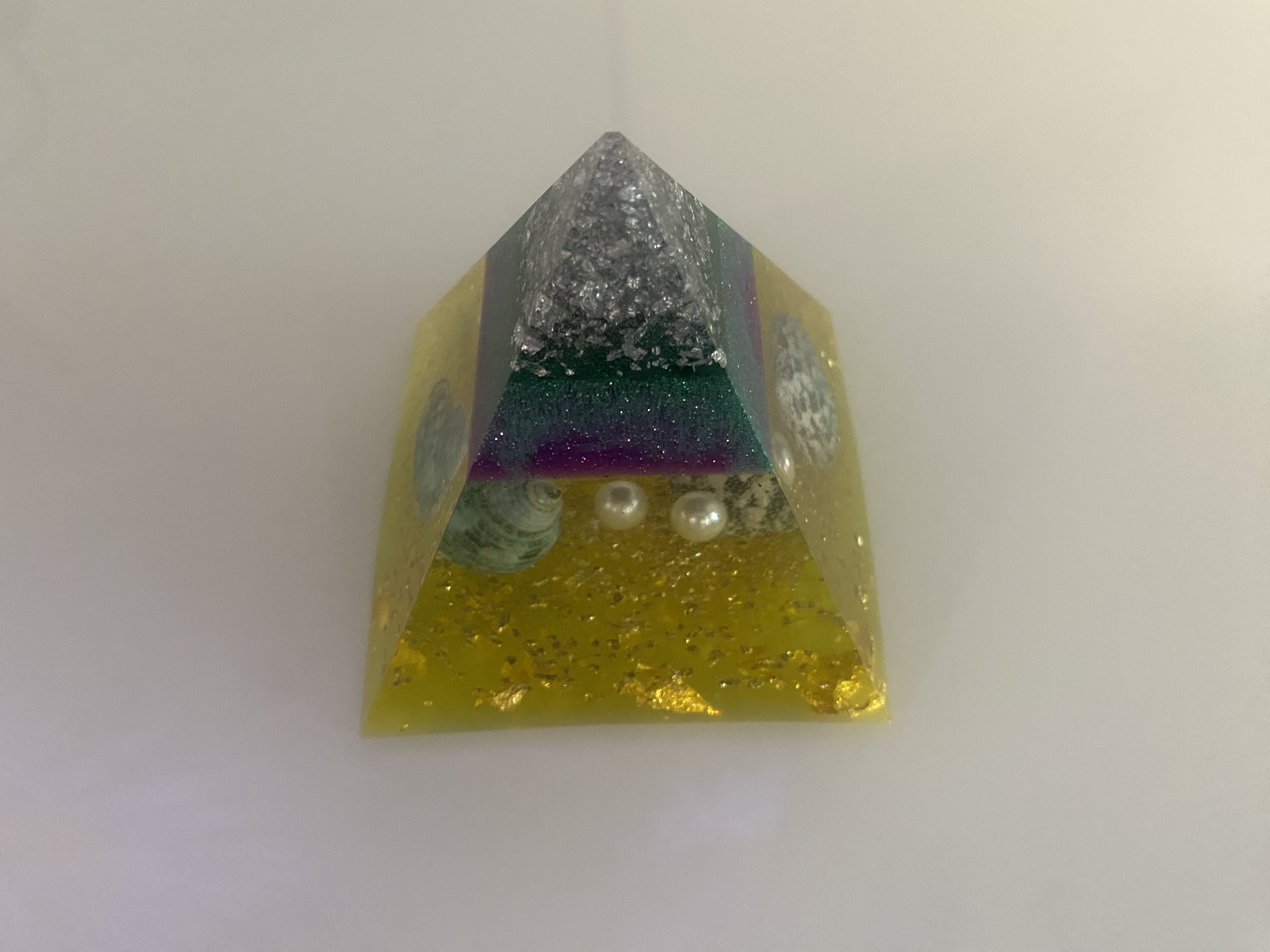 Decorative Resin Pyramid
