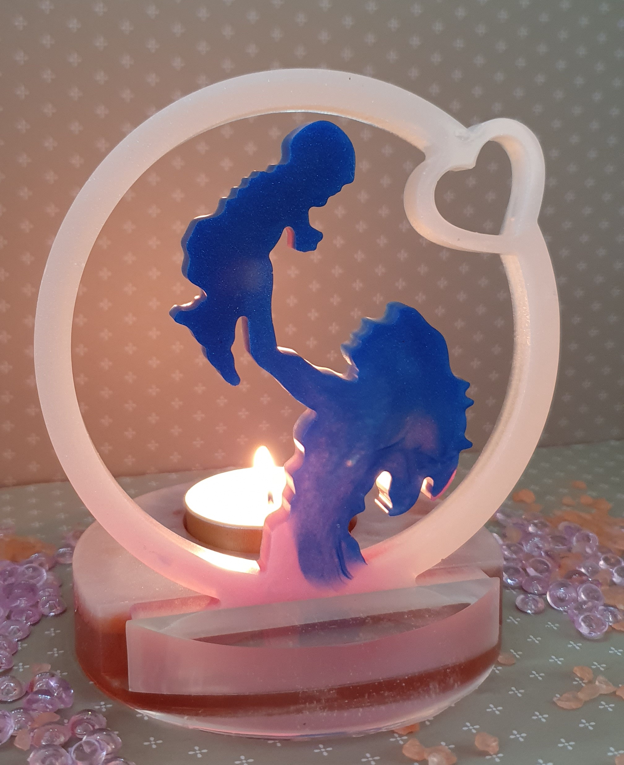 Porta-velas decorativo