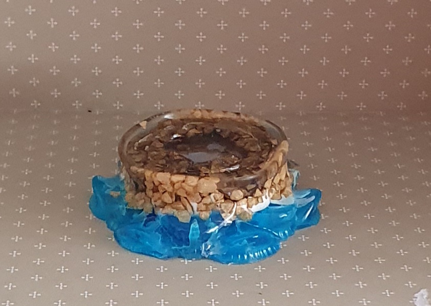 Porta velas efeito mar