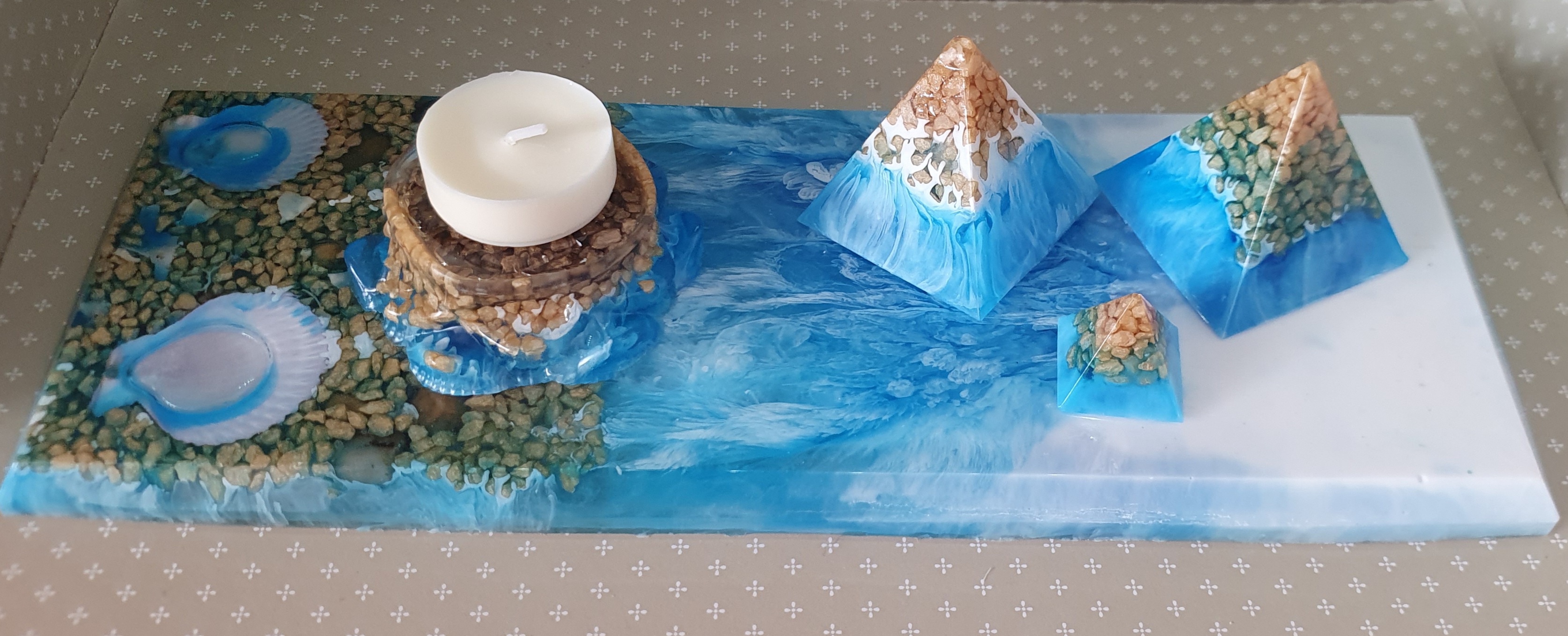 Tabuleiro Decorativo tema oceano