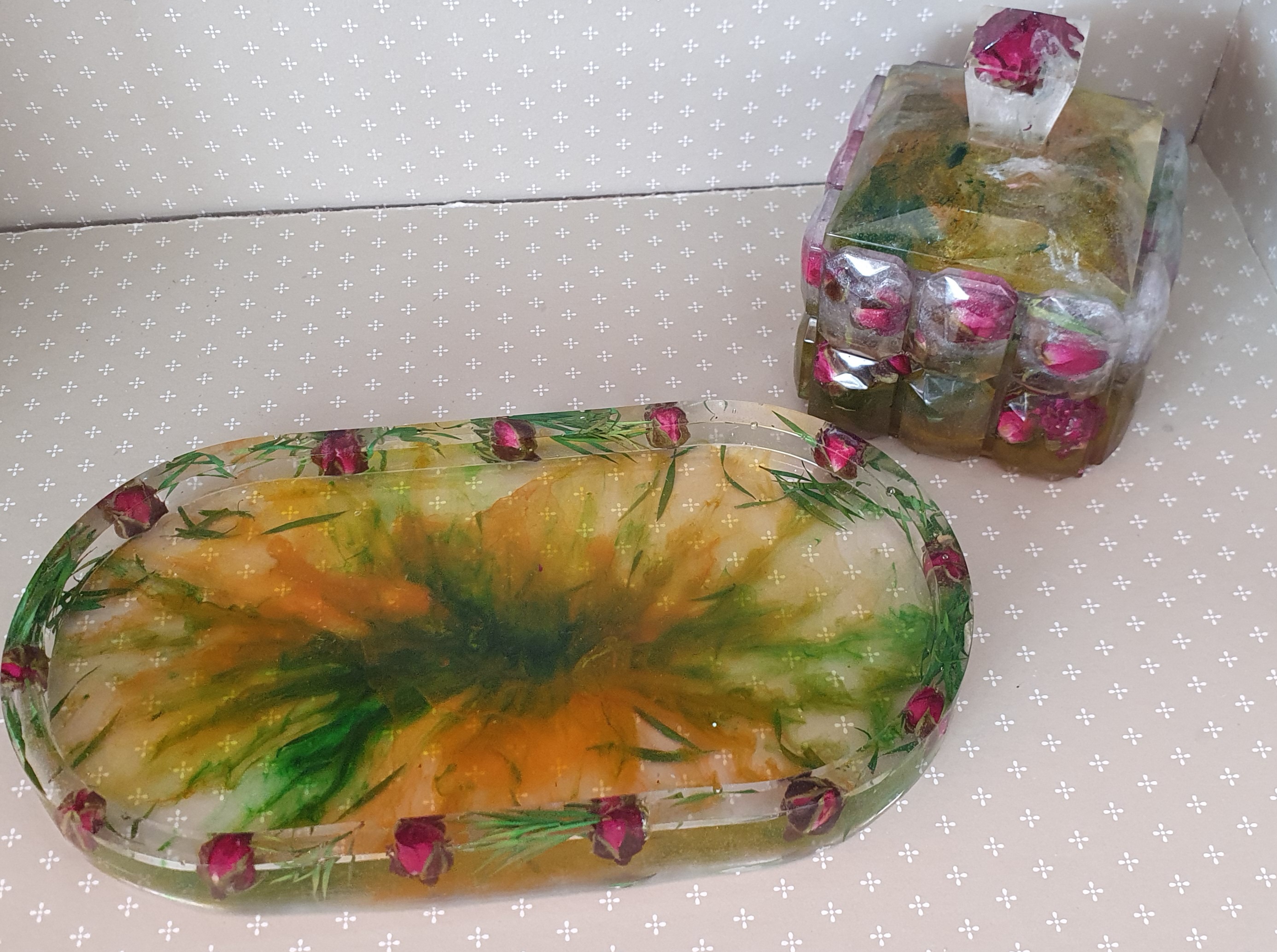 Bandeja Decorativa de Resina