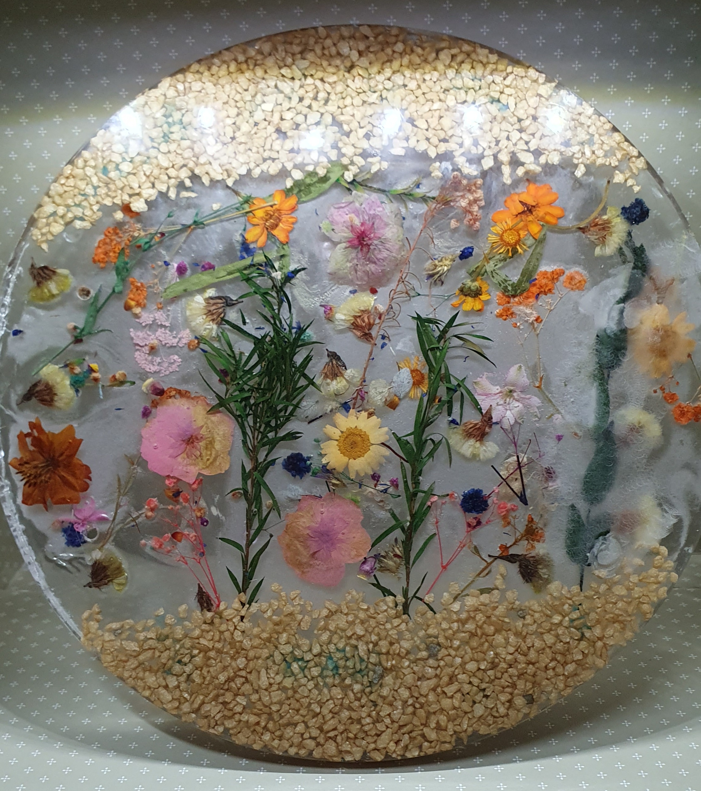 Arte Decorativa com Flores Preservadas