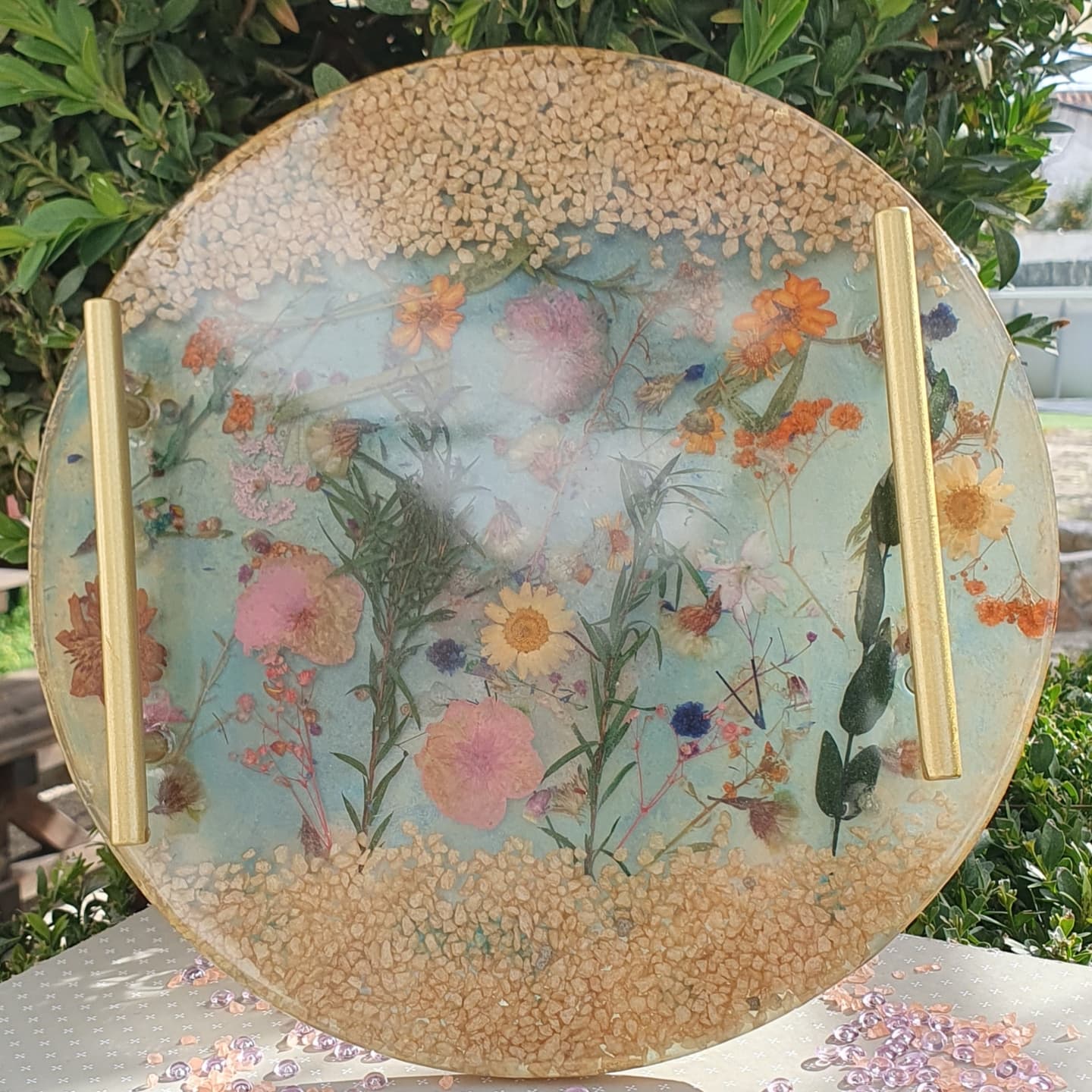 Arte Decorativa com Flores Preservadas