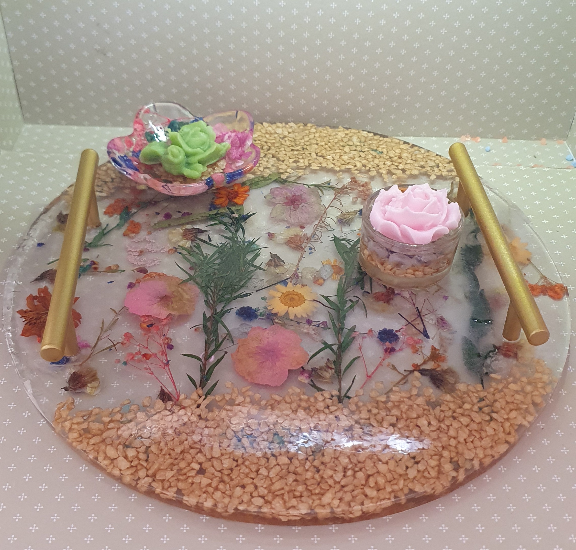 Arte Decorativa com Flores Preservadas