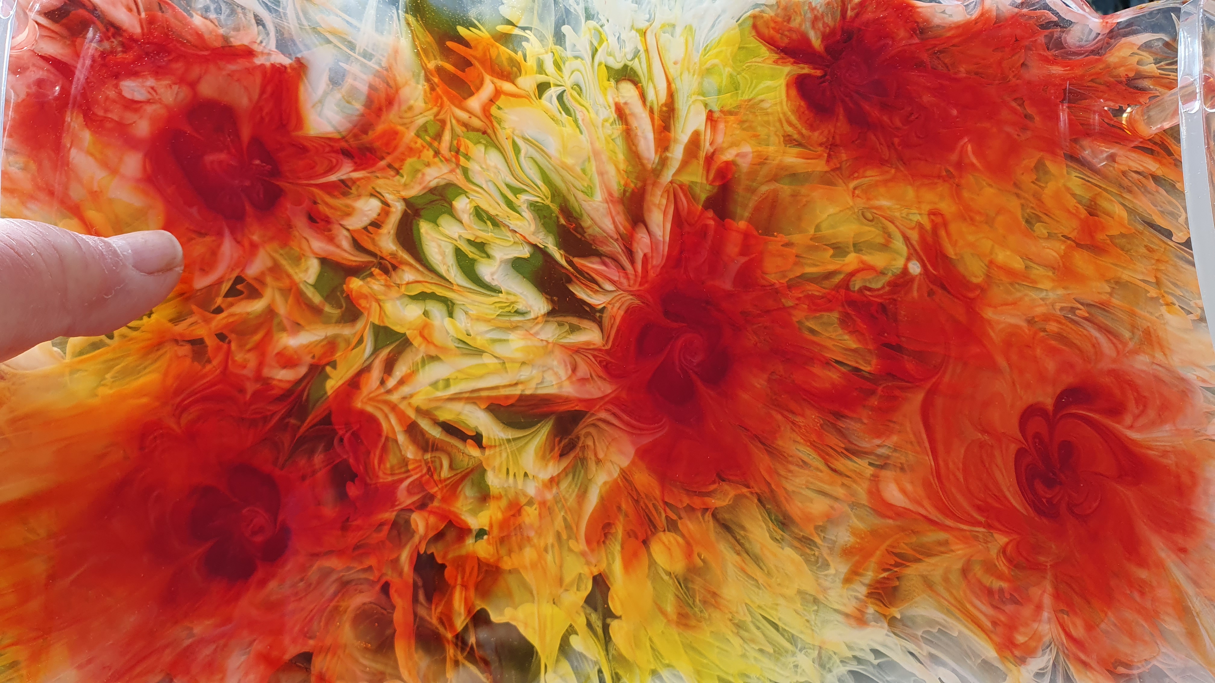 Peça decorativa de resina