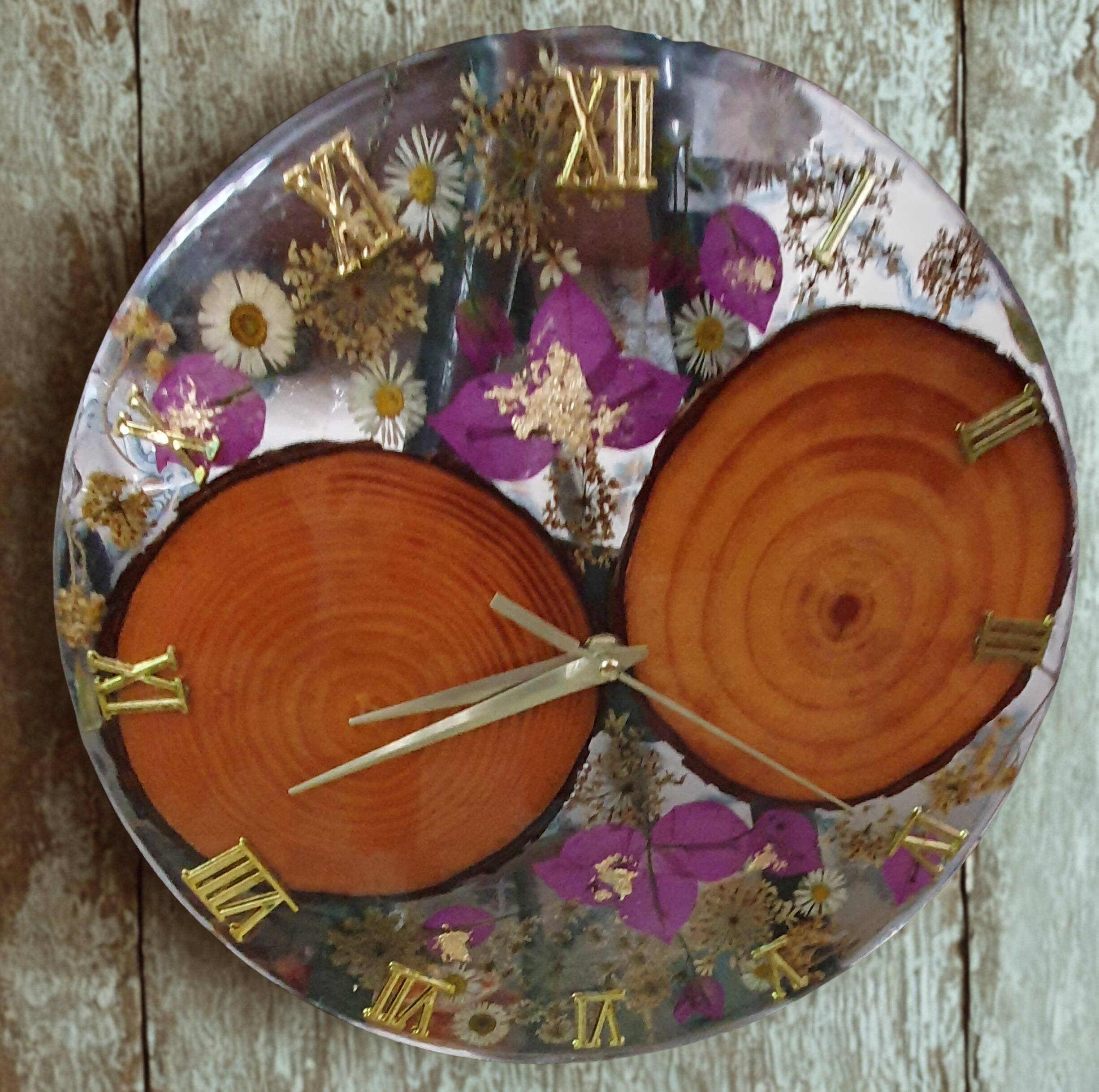 Relógio de parede artesanal