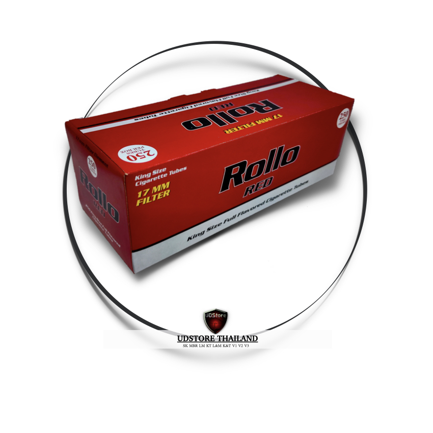 ก้นกรองมวนเปล่า A1-Rollo แดง บรรจุ 250มวน
