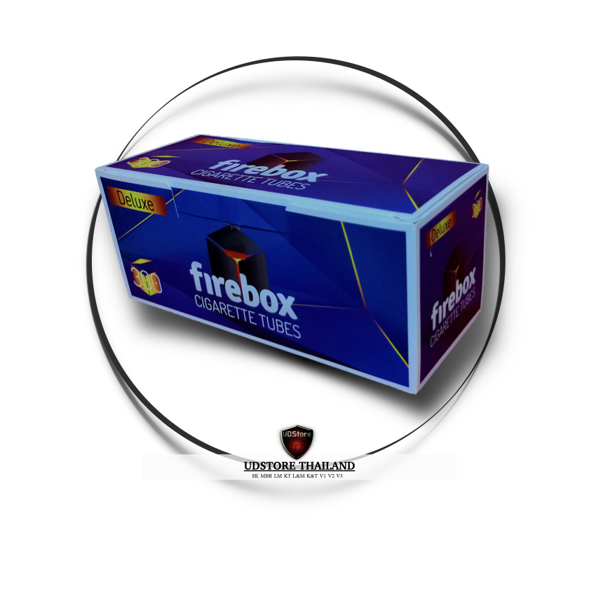 ก้นกรองมวนเปล่า FIREBOX แดง 1 กล่อง 300 มวน